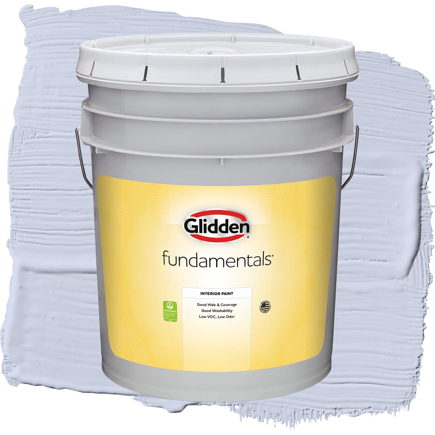 Glidden Fundamentals Sweet Emily / Purple, Eggshell Interior Paint, 5 Gallon