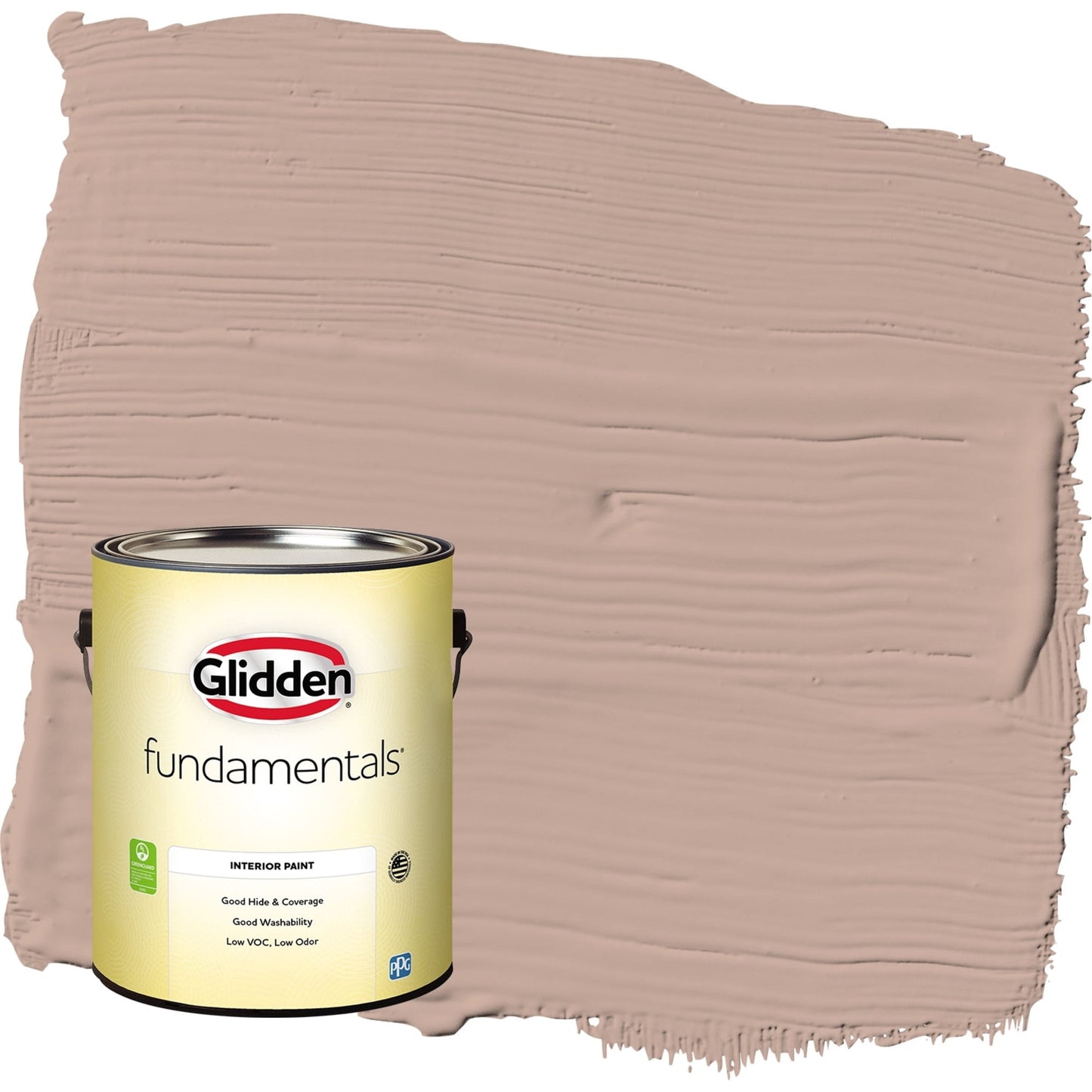Glidden Fundamentals Taupe Tapestry / Beige, Eggshell Interior Paint, 1 Gallon
