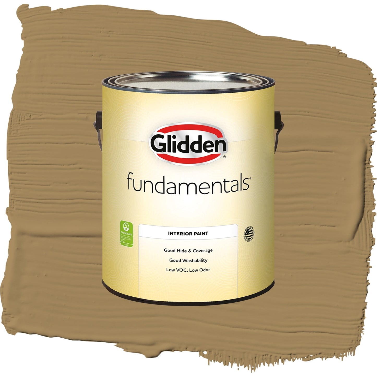 Glidden Fundamentals Timber Beam / Brown, Eggshell Interior Paint, 1 Gallon