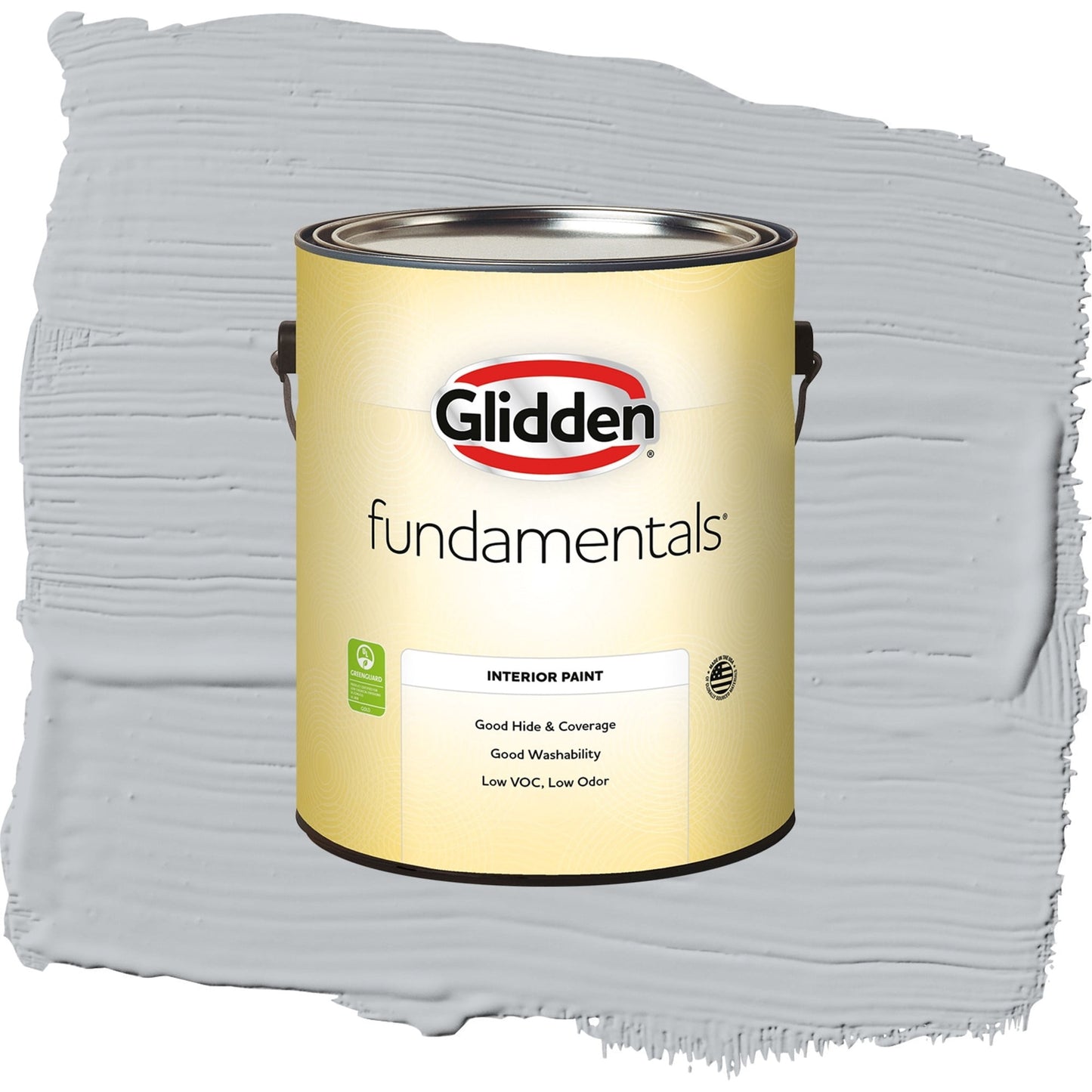 Glidden Fundamentals Train / Gray, Eggshell Interior Paint, 1 Gallon