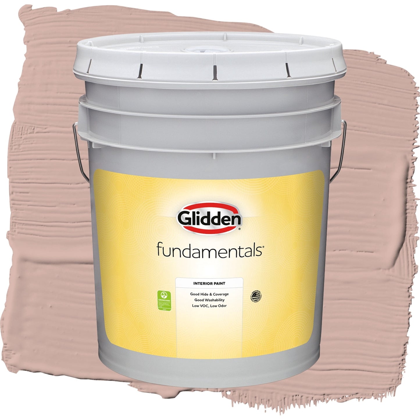 Glidden Fundamentals Velveteen Crush / Pink, Eggshell Interior Paint, 5 Gallon