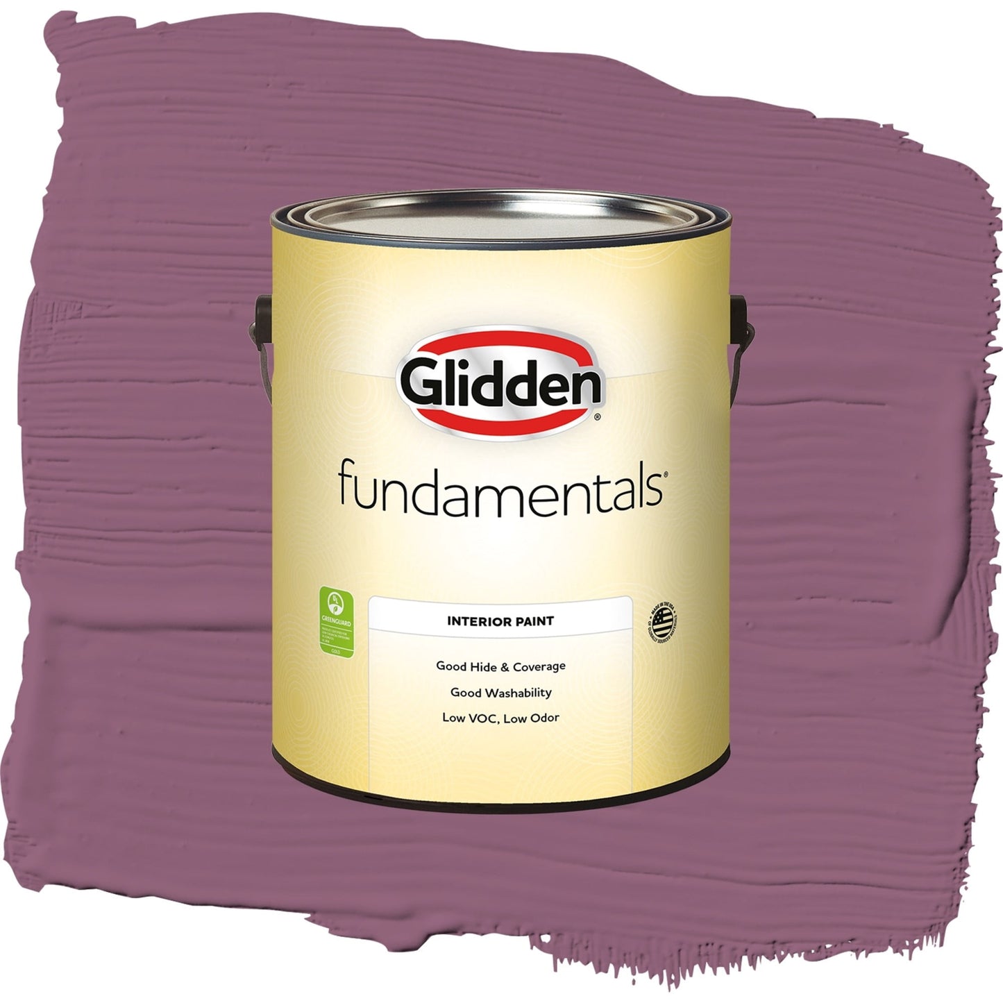 Glidden Fundamentals Victorian Plum / Purple, Semi-Gloss Interior Paint, 1 Gallon