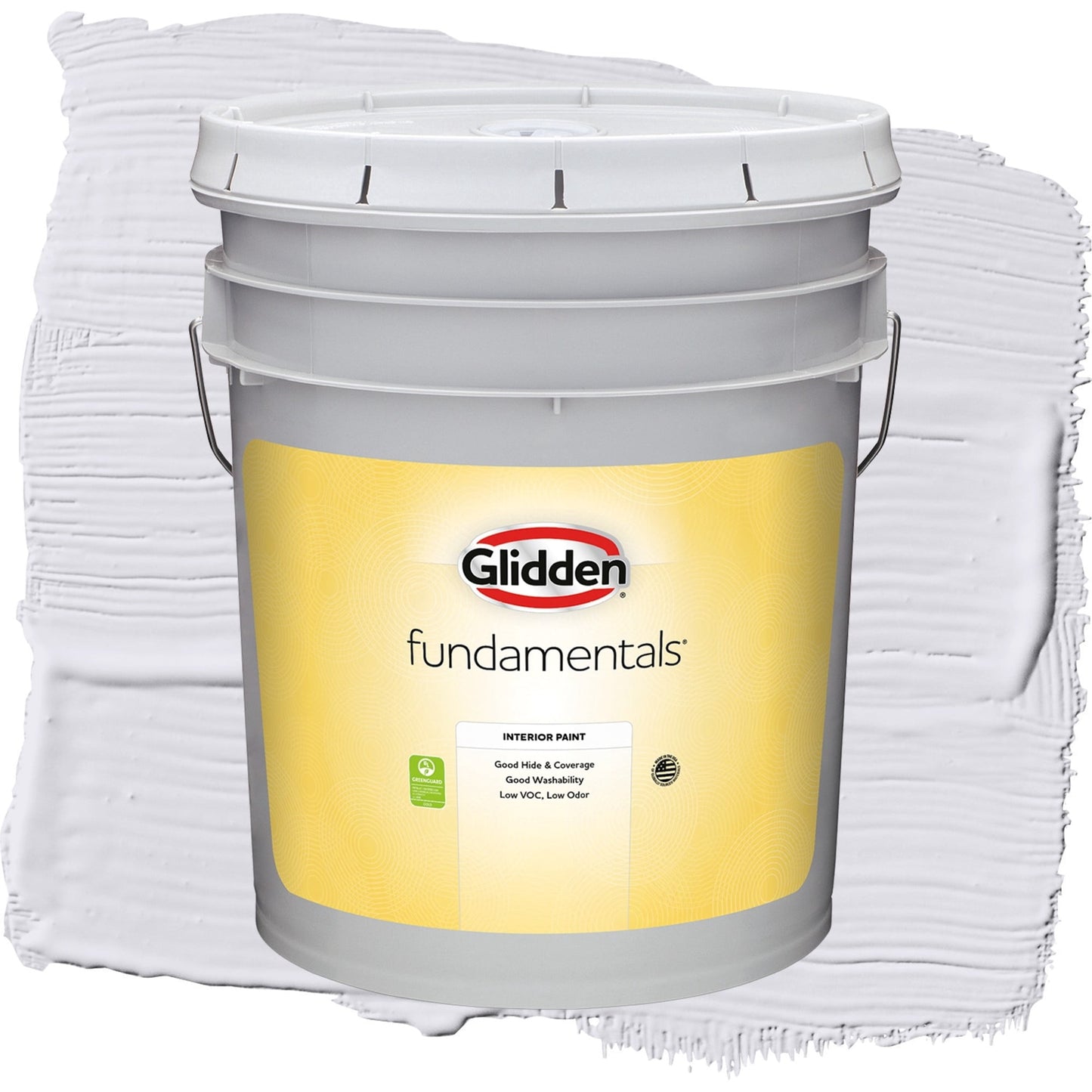 Glidden Fundamentals Violet Echo / Purple, Eggshell Interior Paint, 5 Gallon