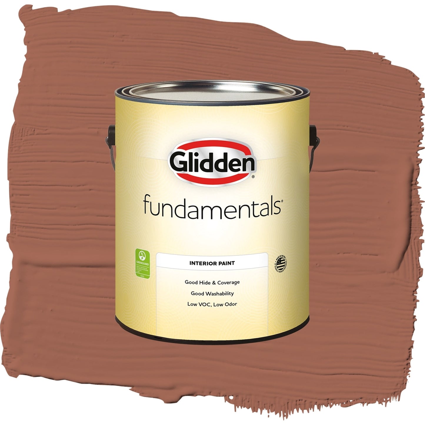 Glidden Fundamentals Warm Up / Orange, Eggshell Interior Paint, 1 Gallon
