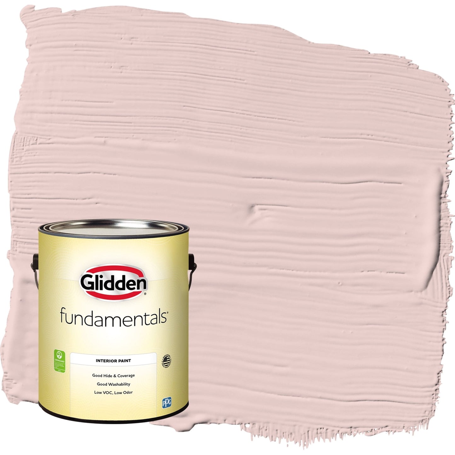 Glidden Fundamentals Whirligig / Pink, Eggshell Interior Paint, 1 Gallon