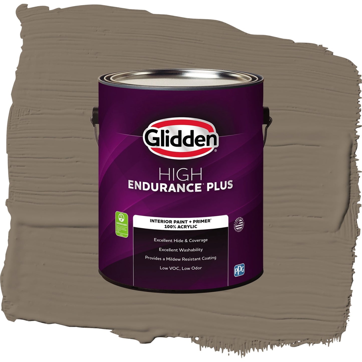 Glidden HEP Clam Shell / Beige, Semi-Gloss Interior Paint with Primer, 1 Gallon