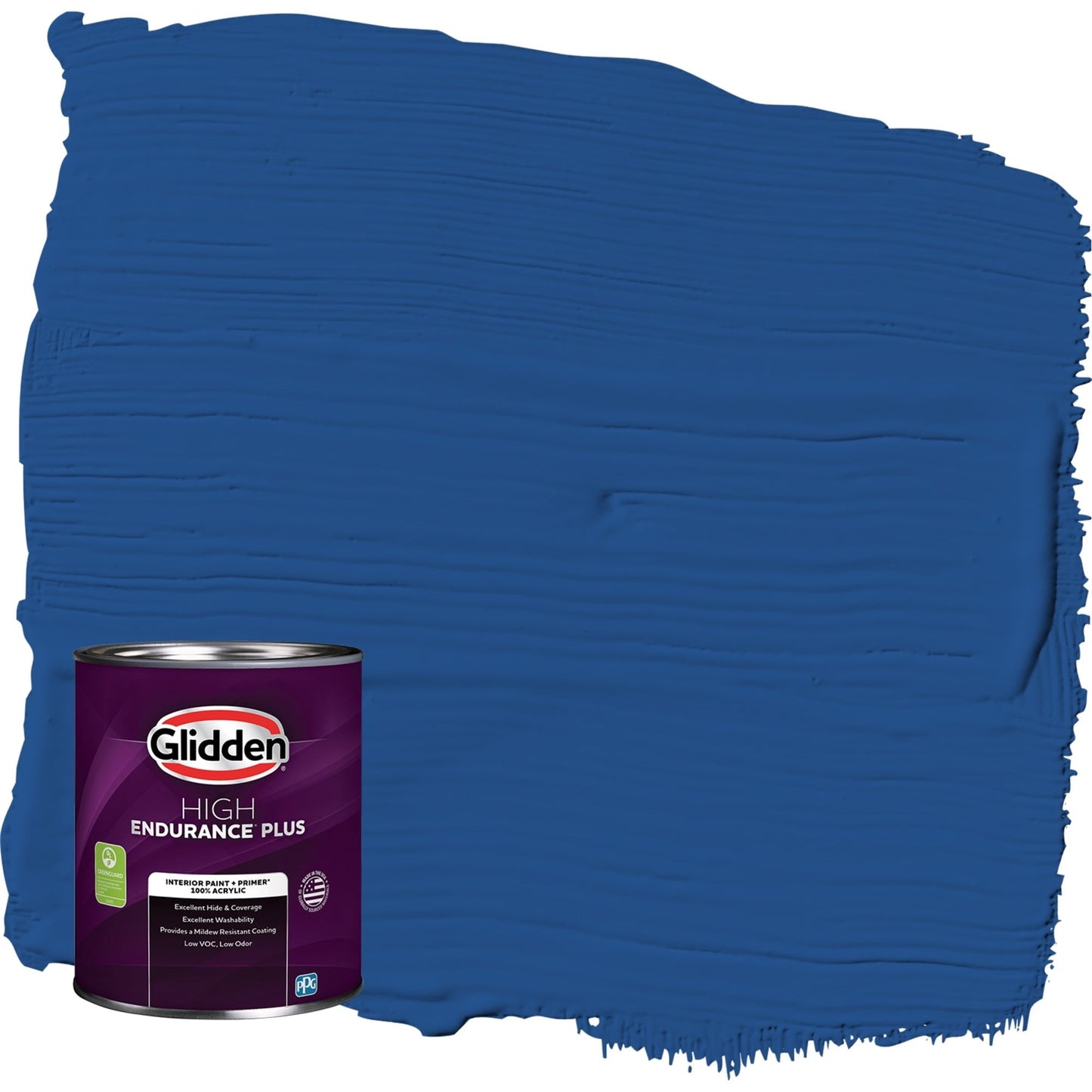 Glidden HEP Azul Brillante / Azul Semibrillante para Interiores con Primer, 1 Cuarto