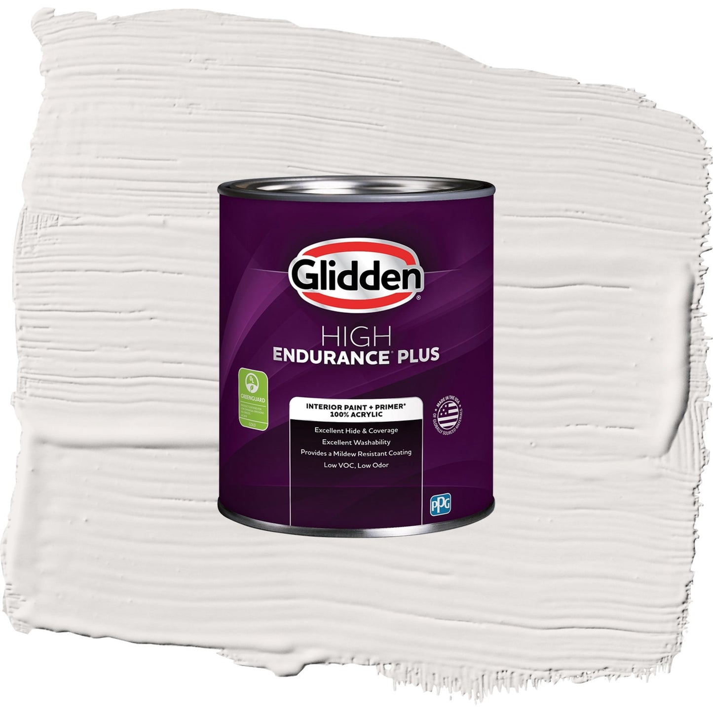 Glidden HEP Dusky Dawn / Grey, Semi-Gloss Interior Paint with Primer, 1 Quart