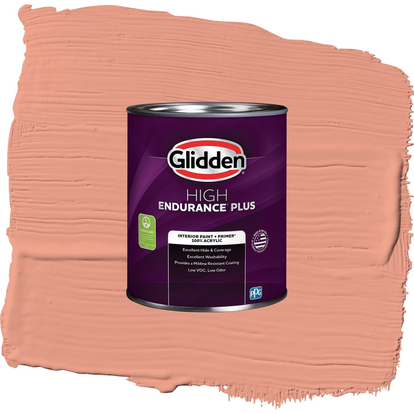 Glidden HEP Opal Fire / Orange, Semi-Gloss Interior Paint with Primer, 1 Quart