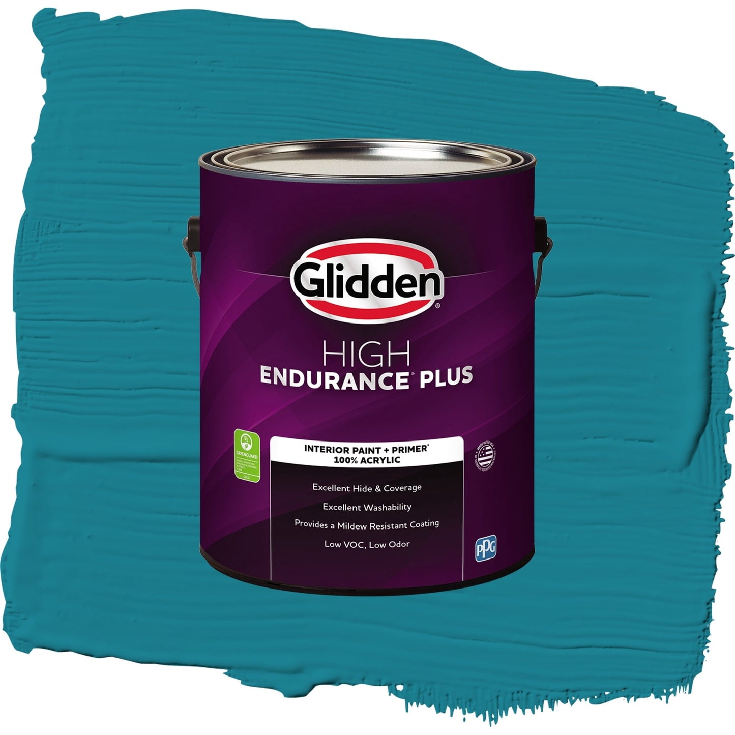 Glidden HEP Bermuda Interior Paint + Primer Semi Gloss , 1 Gallon