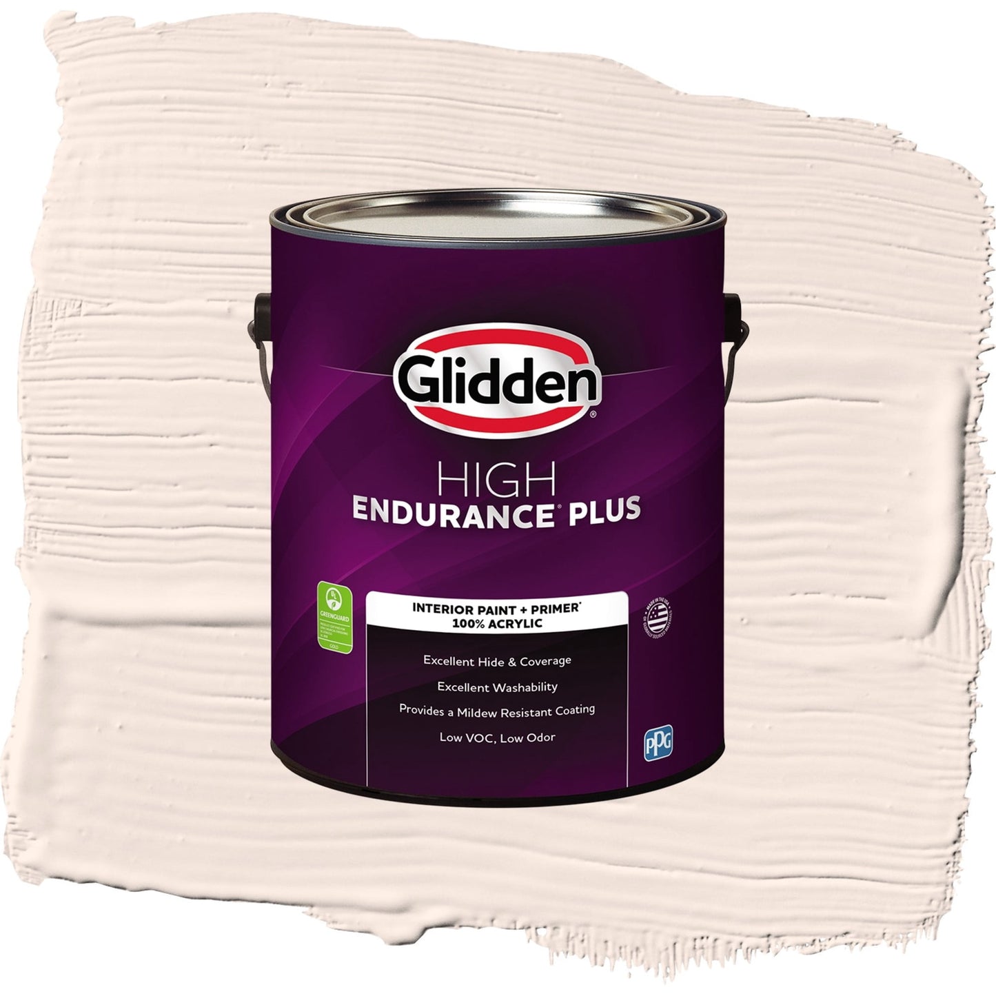 Glidden HEP Champagne Ice Interior Paint + Primer Semi Gloss , 1 Gallon