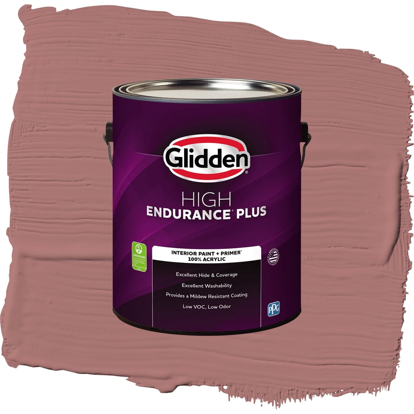 Glidden HEP Cinnamon Diamonds / Rose Pink Eggshell Interior Paint with Primer, 1 Gallon