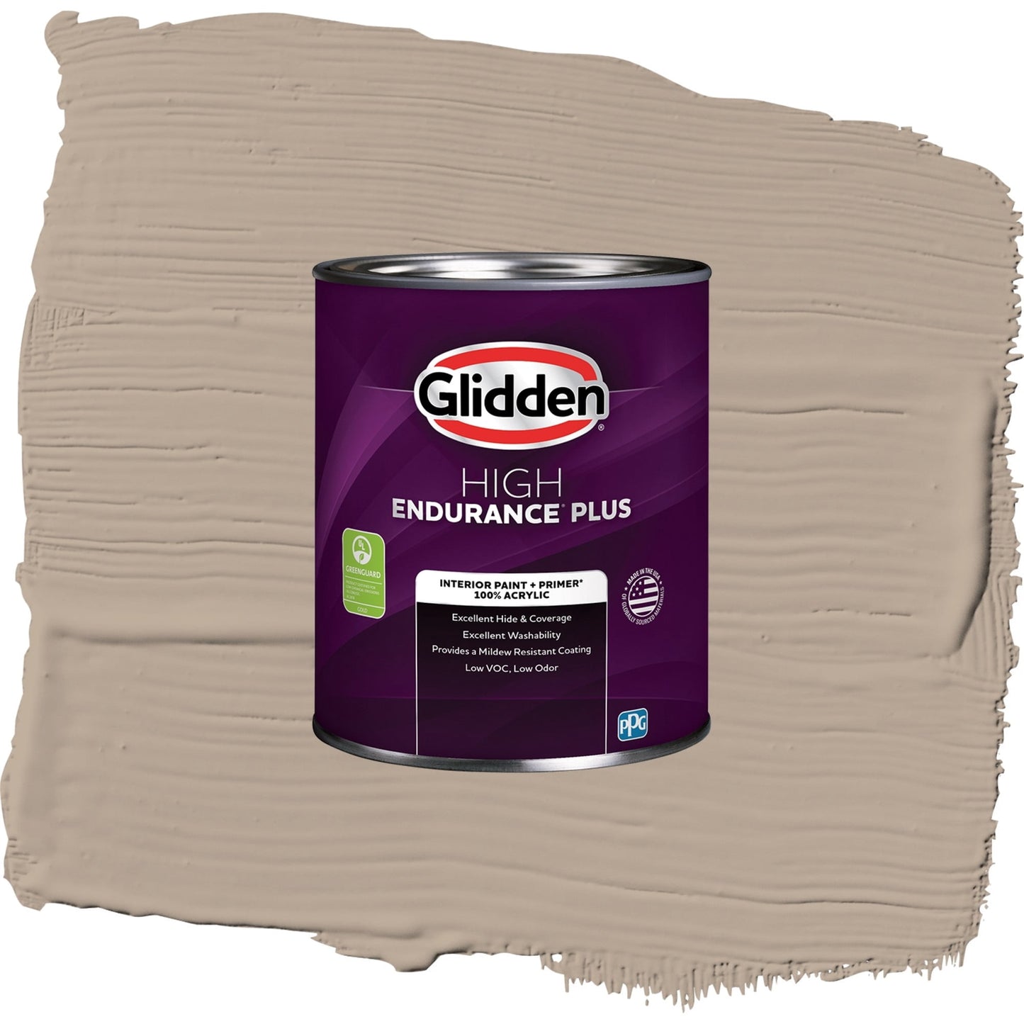 Glidden HEP El Capitan Interior Paint + Primer Semi Gloss , 1 Quart