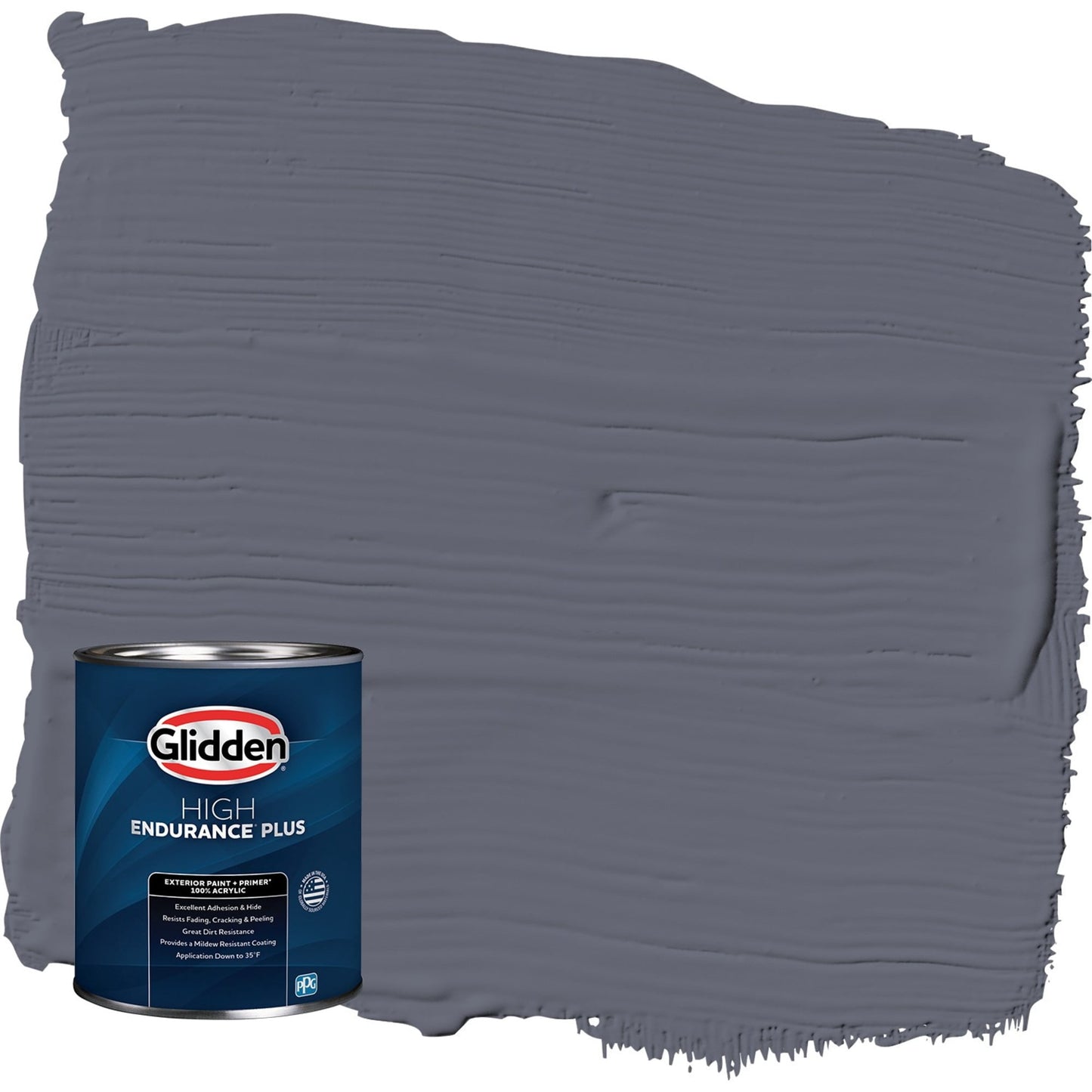 Glidden HEP Alley Cat / Purple Semi-Gloss Exterior Paint with Primer, 1 Quart