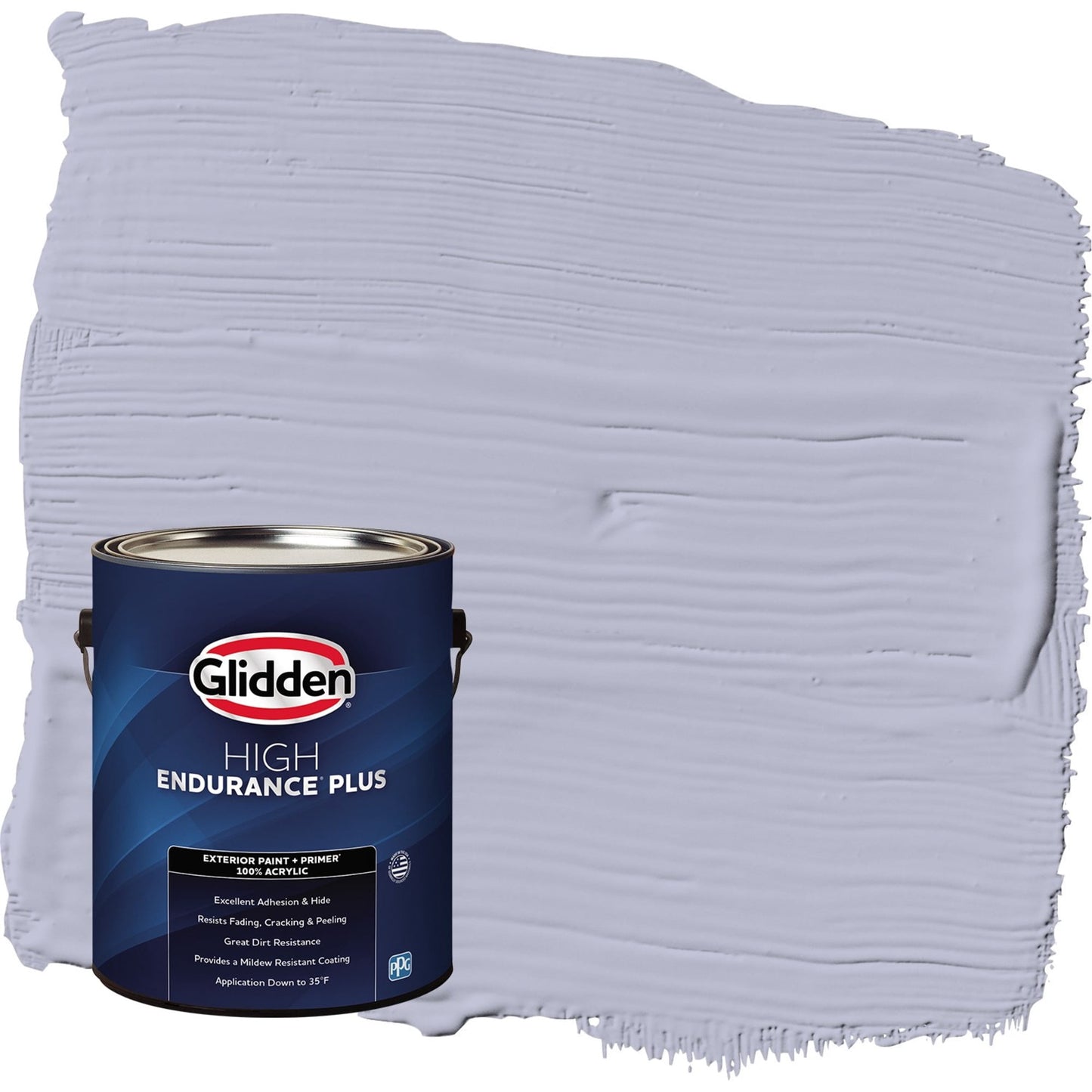 Glidden HEP Cosmic / Purple Semi-Gloss Exterior Paint with Primer, 1 Gallon