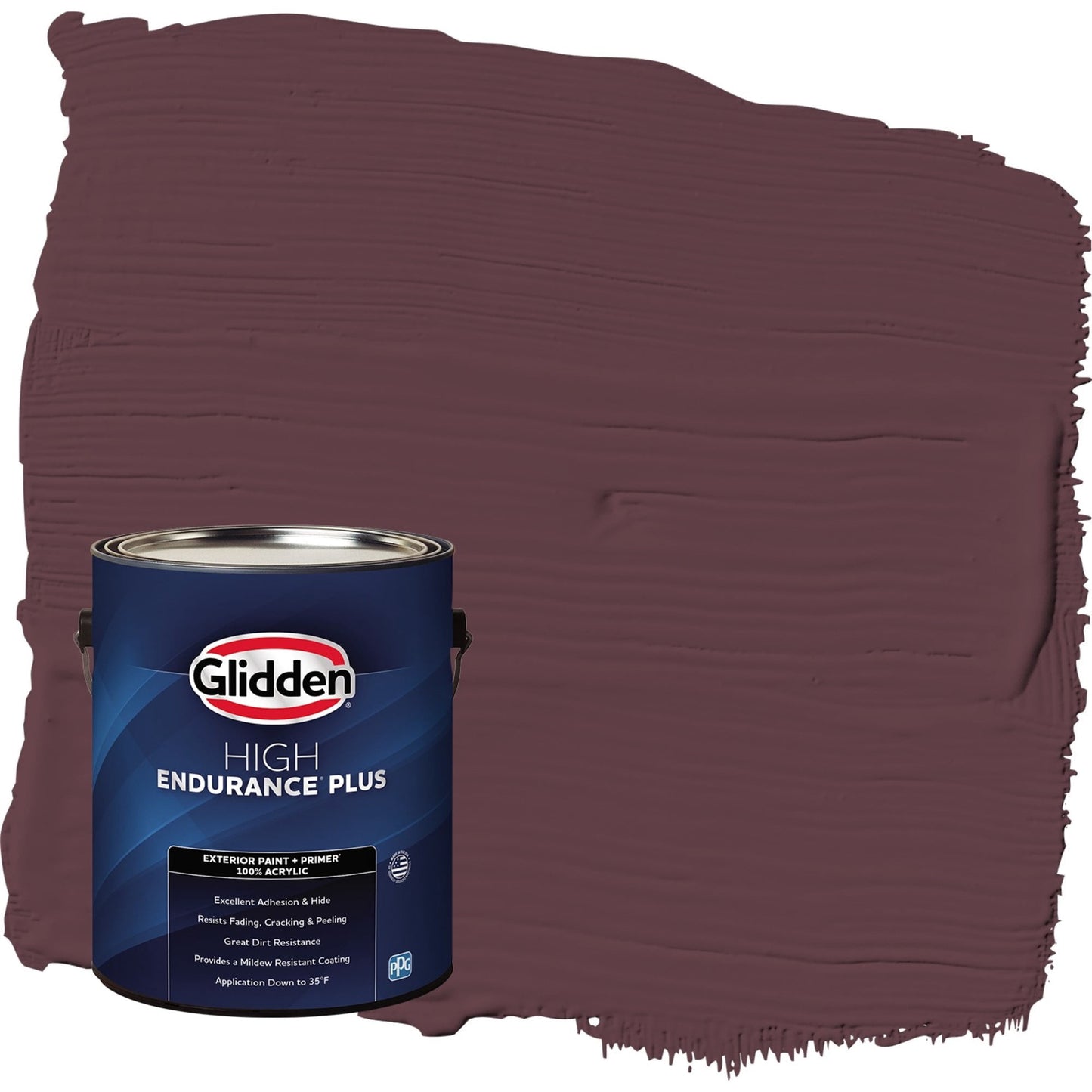 Glidden HEP Gooseberry / Purple Semi-Gloss Exterior Paint with Primer, 1 Gallon
