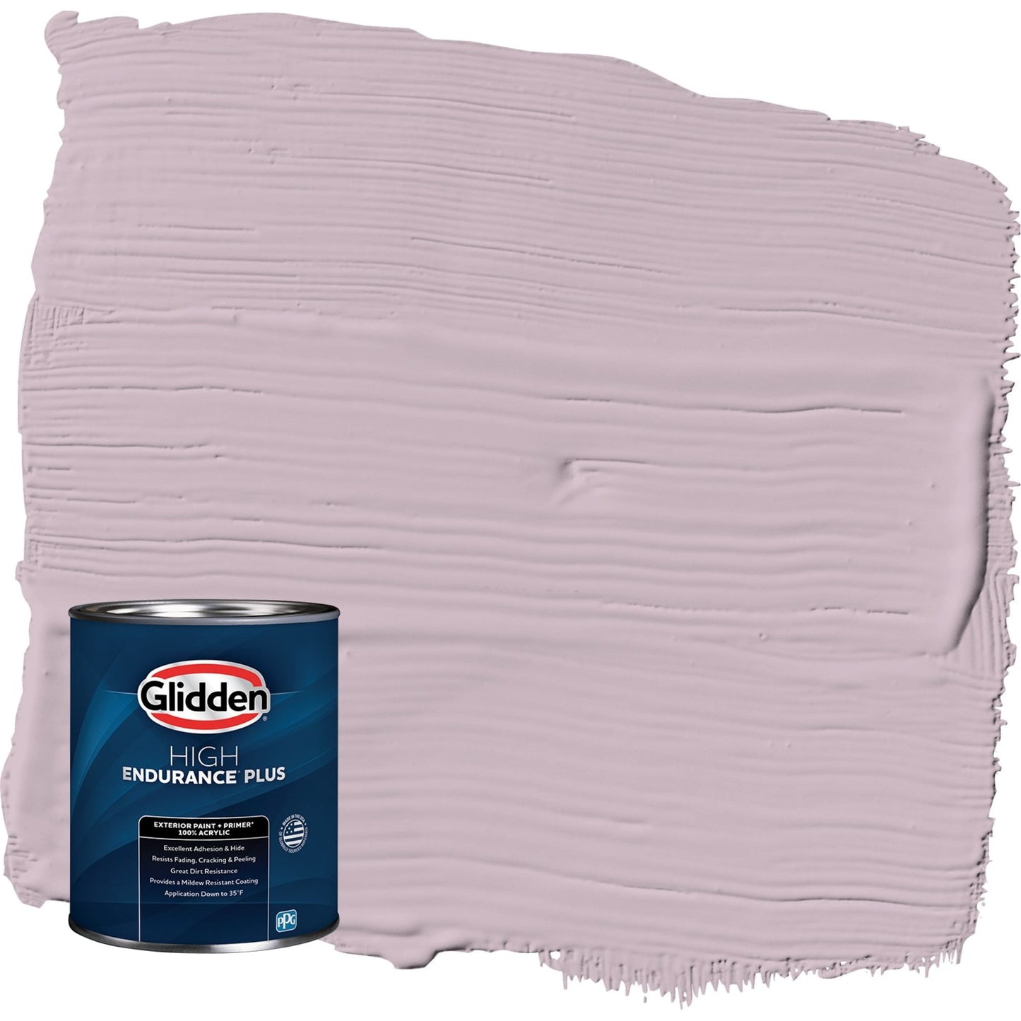 Glidden HEP High Society / Purple Semi-Gloss Exterior Paint with Primer, 1 Quart