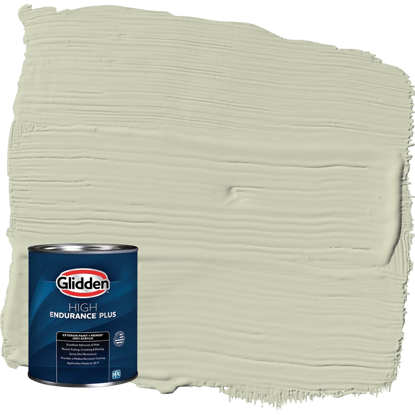 Glidden HEP Only Olive / Green Semi-Gloss Exterior Paint with Primer, 1 Quart