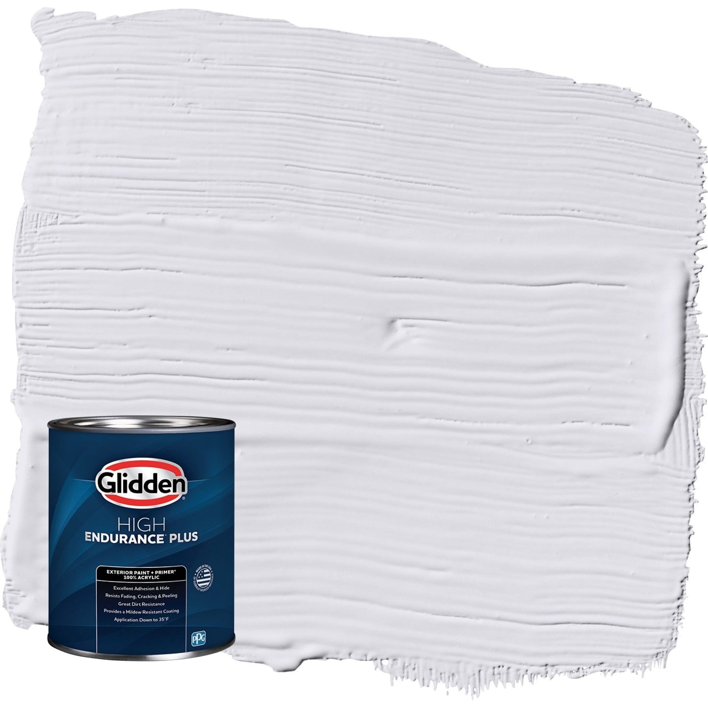 Glidden HEP Violet Echo / Purple Satin Exterior Paint with Primer, 1 Quart
