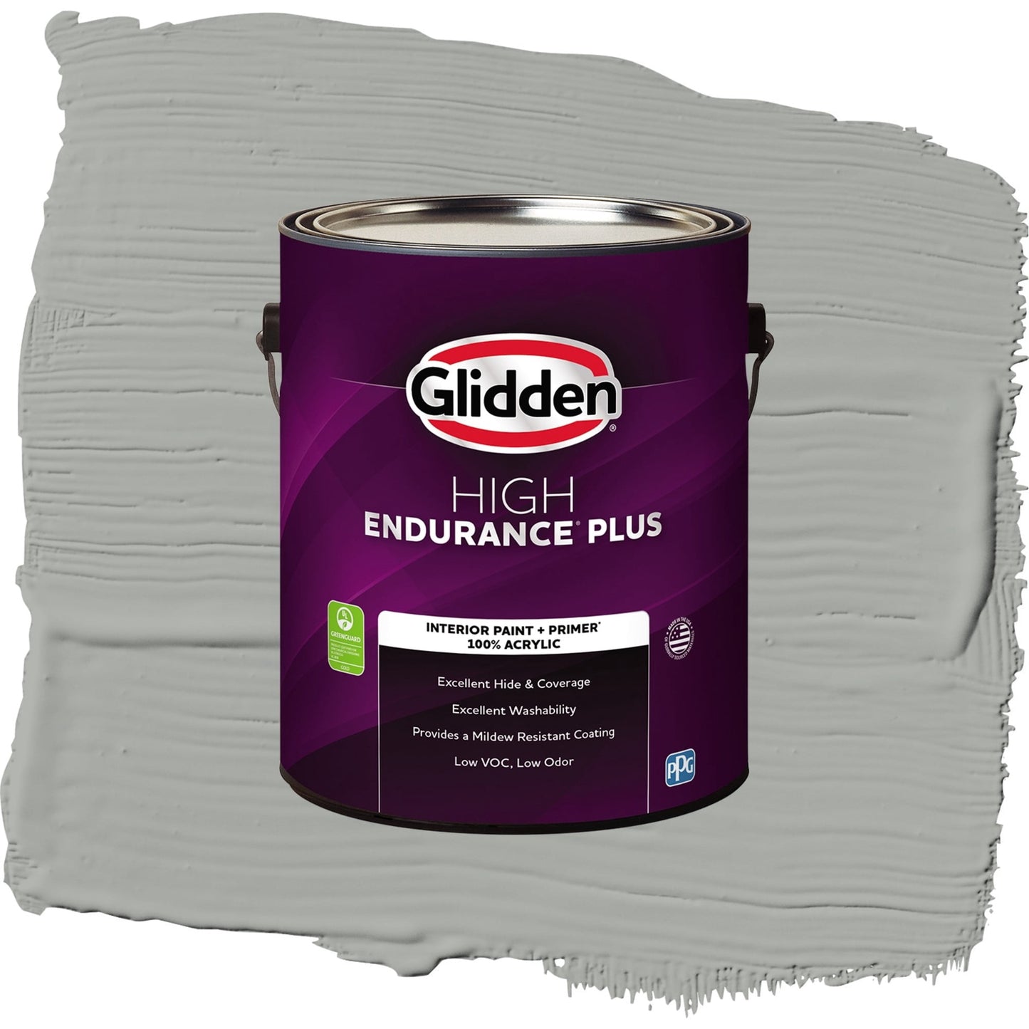 Glidden HEP Hippopotamus Interior Paint + Primer Eggshell , 1 Gallon