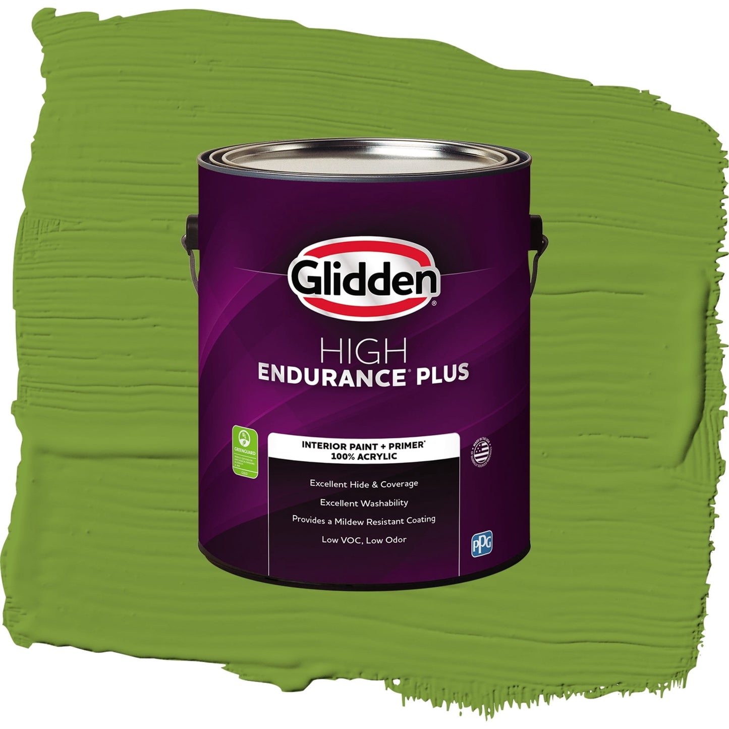 Glidden HEP Antique Moss / Green, Eggshell Interior Paint with Primer, 1 Gallon