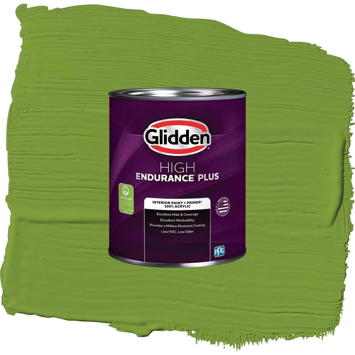 Glidden HEP Antique Moss / Green, Eggshell Interior Paint with Primer, 1 Quart