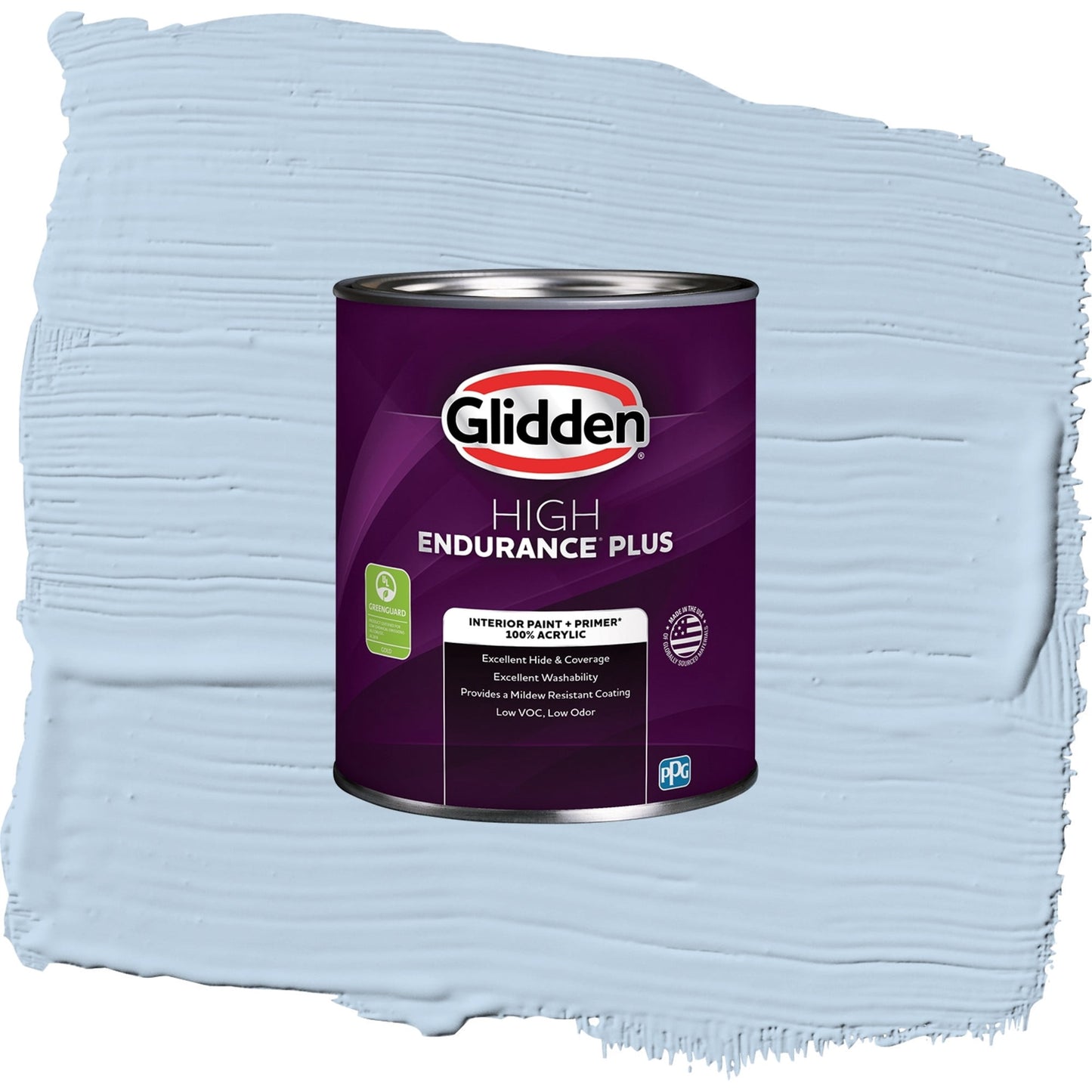 Glidden HEP C'est La Vie / Blue, Semi-Gloss Interior Paint with Primer, 1 Quart