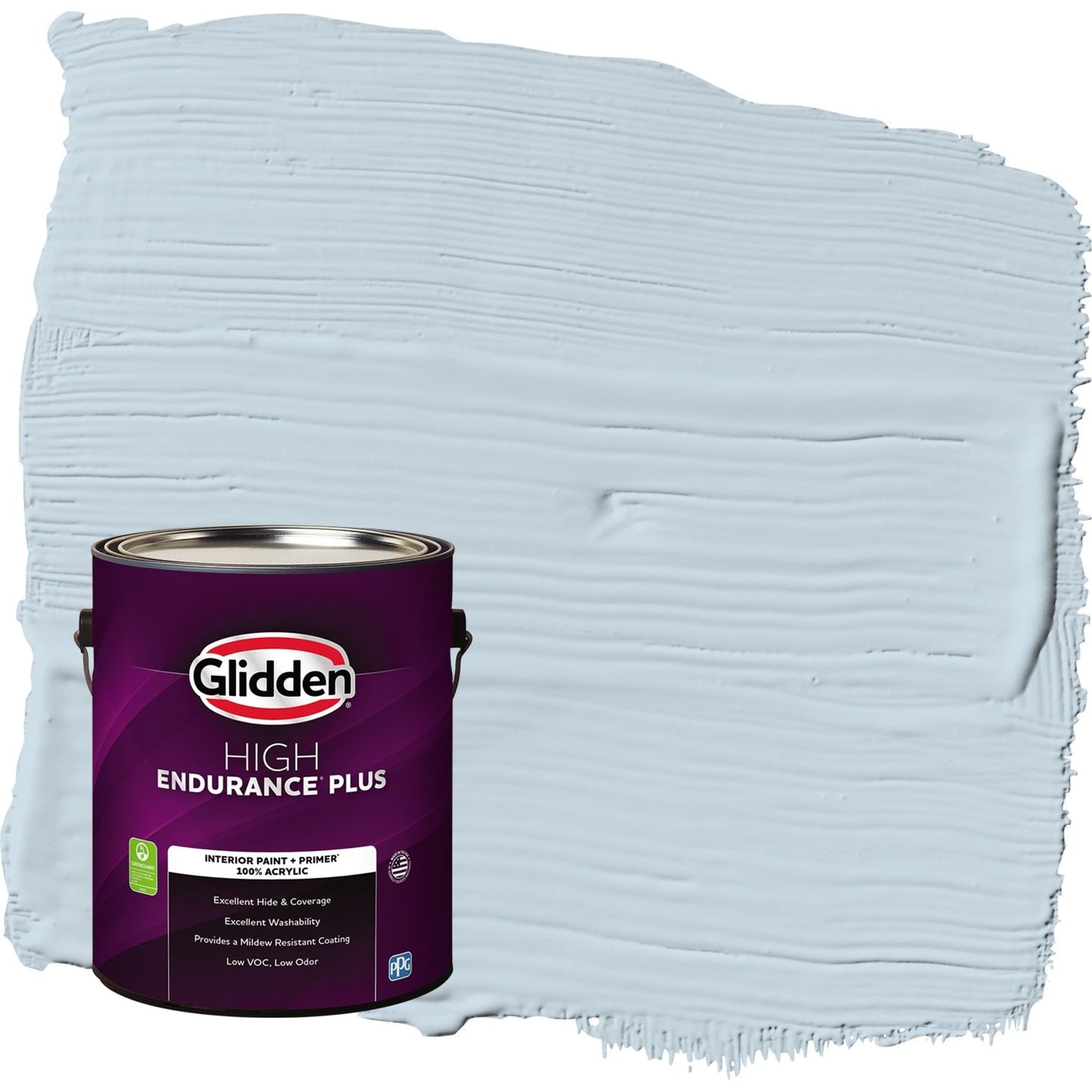 Glidden HEP Calm Sea / Blue Eggshell Interior Paint with Primer, 1 Gallon