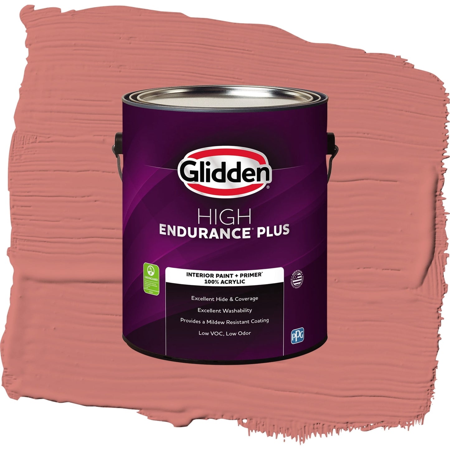 Glidden HEP Chili Pepper / Red, Flat Interior Paint with Primer, 1 Gallon