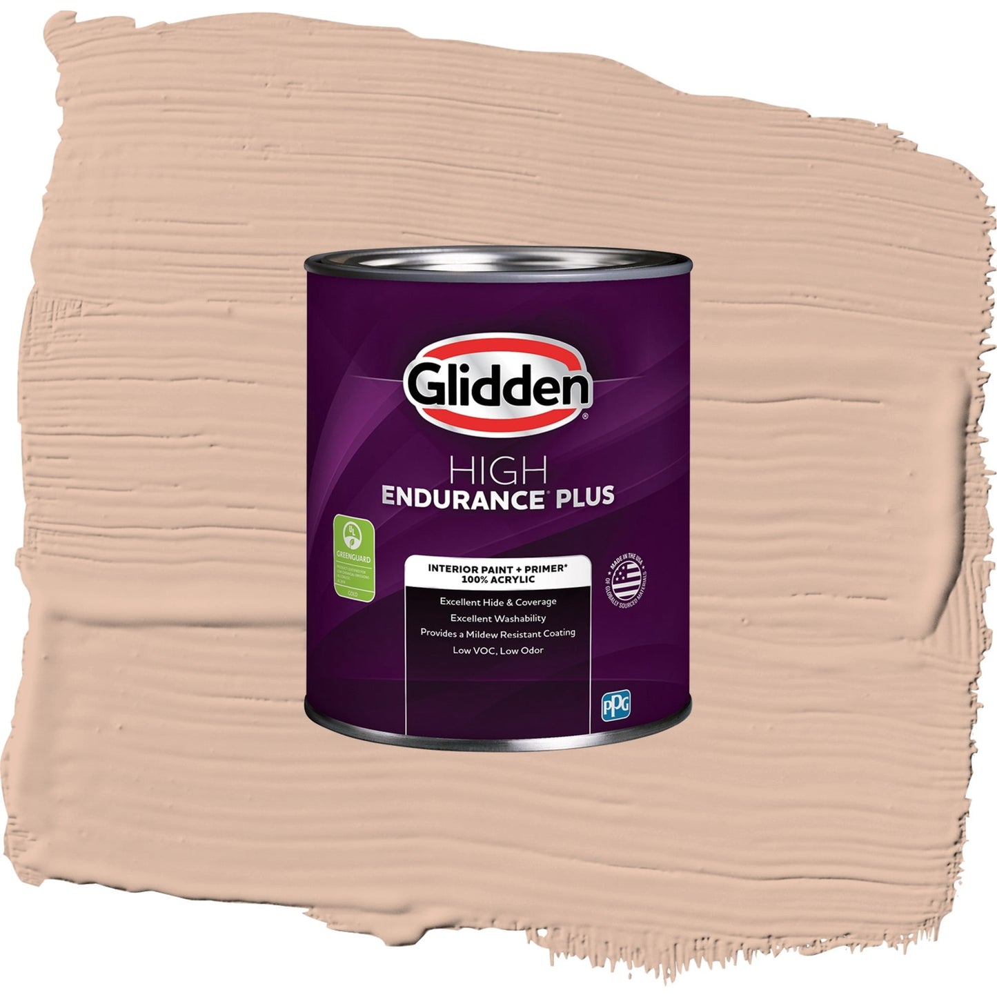 Glidden HEP Cinnamon Ice / Orange, Eggshell Interior Paint with Primer, 1 Quart