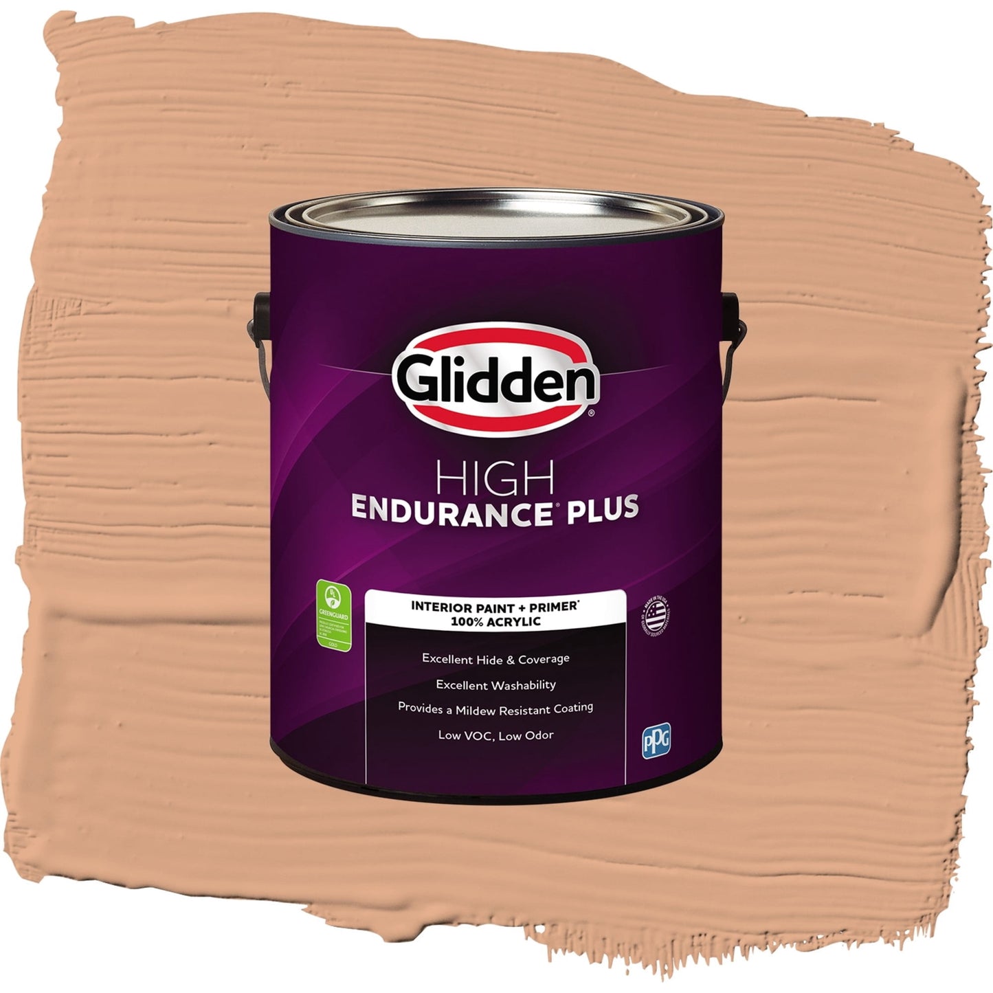Glidden HEP Clay Fire / Orange, Eggshell Interior Paint with Primer, 1 Gallon