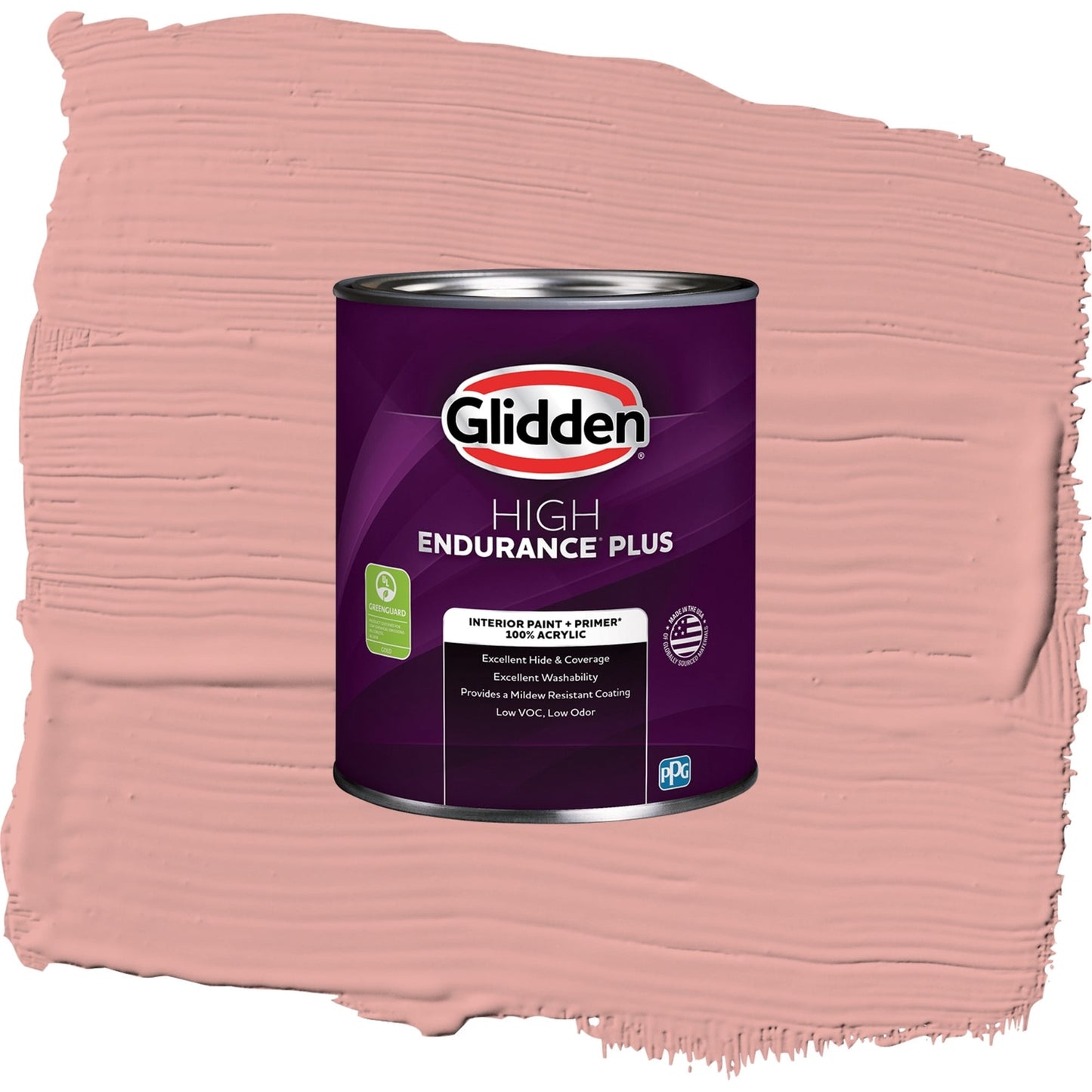 Glidden HEP Coral Cove / Orange, Eggshell Interior Paint with Primer, 1 Quart