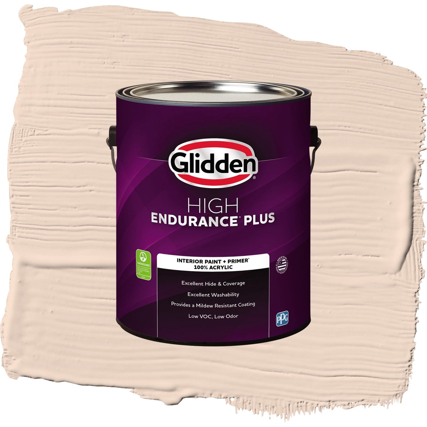 Glidden HEP Enjoy / Orange, Flat Interior Paint with Primer, 1 Gallon