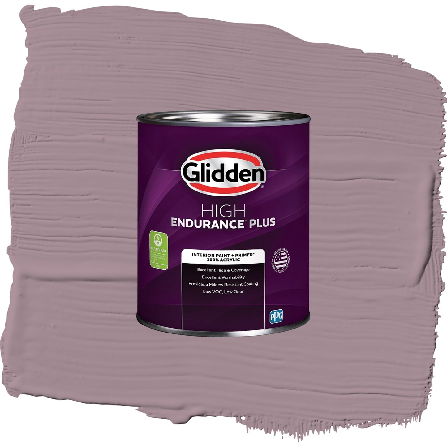 Glidden HEP Gothic Amethyst / Purple, Eggshell Interior Paint with Primer, 1 Quart