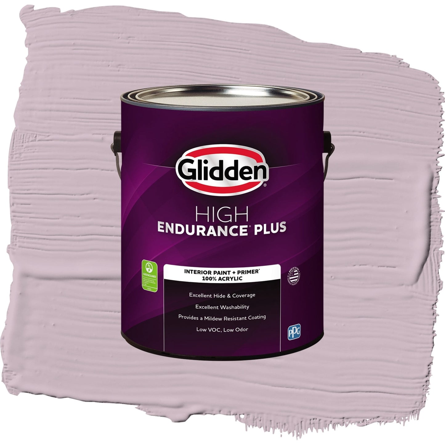 Glidden HEP High Society / Purple, Semi-Gloss Interior Paint with Primer, 1 Gallon