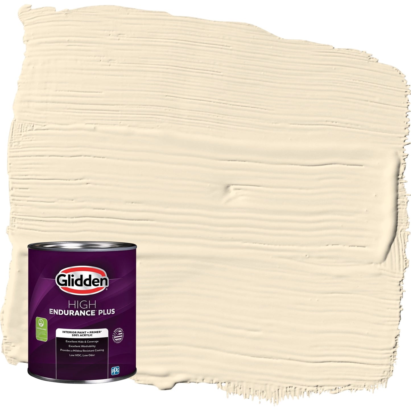 Glidden HEP Magnolia Blossom / Yellow, Semi-Gloss Interior Paint with Primer, 1 Quart