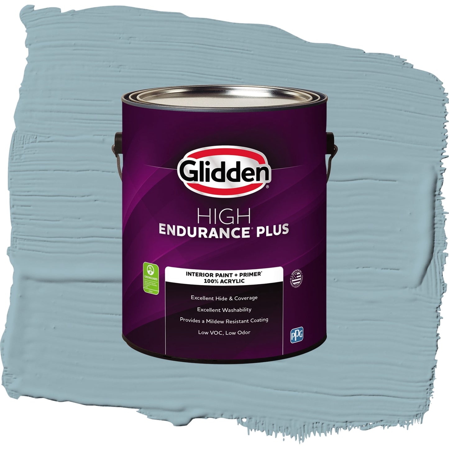 Glidden HEP Mountain Stream / Blue, Eggshell Interior Paint with Primer, 1 Gallon
