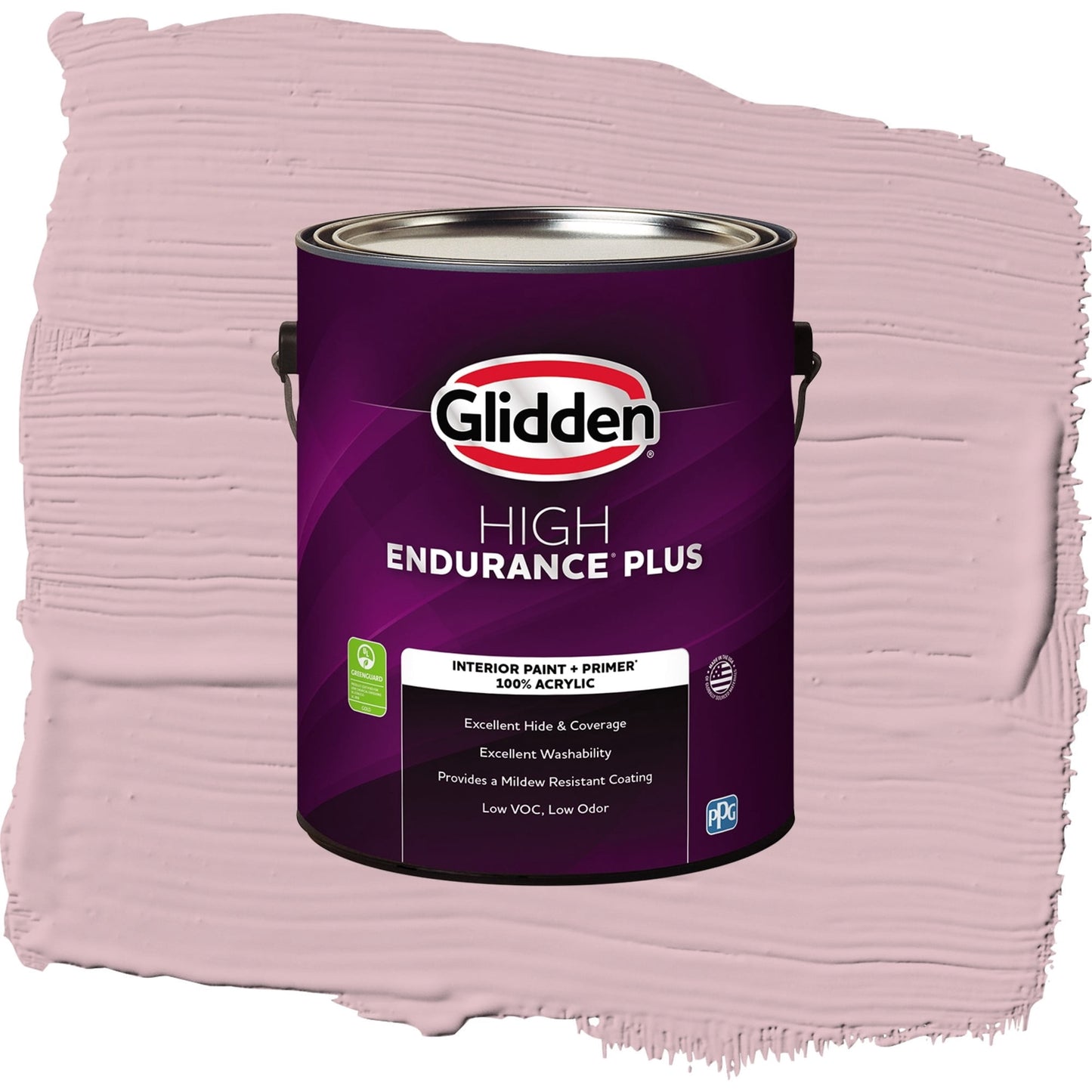 Glidden HEP Nostalgia / Purple, Eggshell Interior Paint with Primer, 1 Gallon