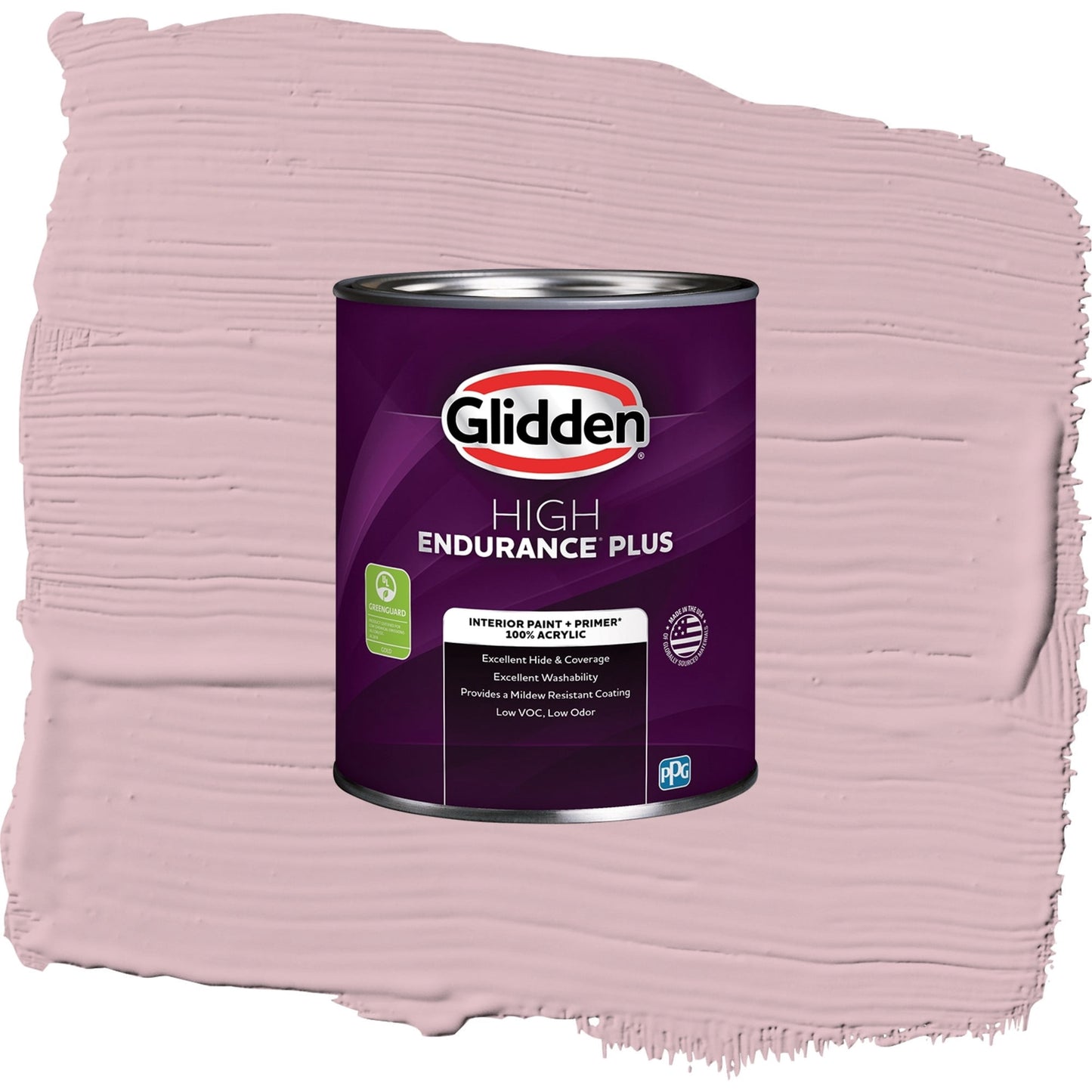Glidden HEP Nostalgia / Purple, Eggshell Interior Paint with Primer, 1 Quart