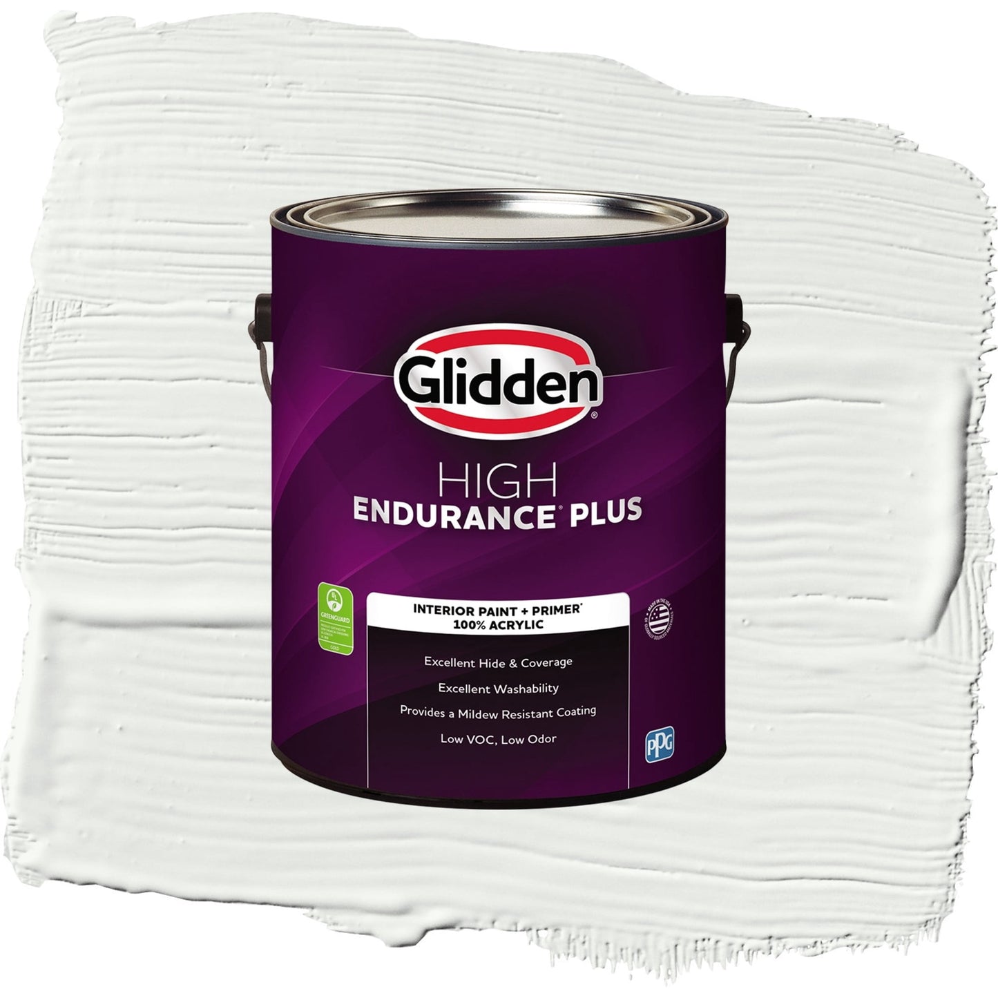 Glidden HEP Pacific Pearl / Off-White Eggshell Interior Paint with Primer, 1 Gallon