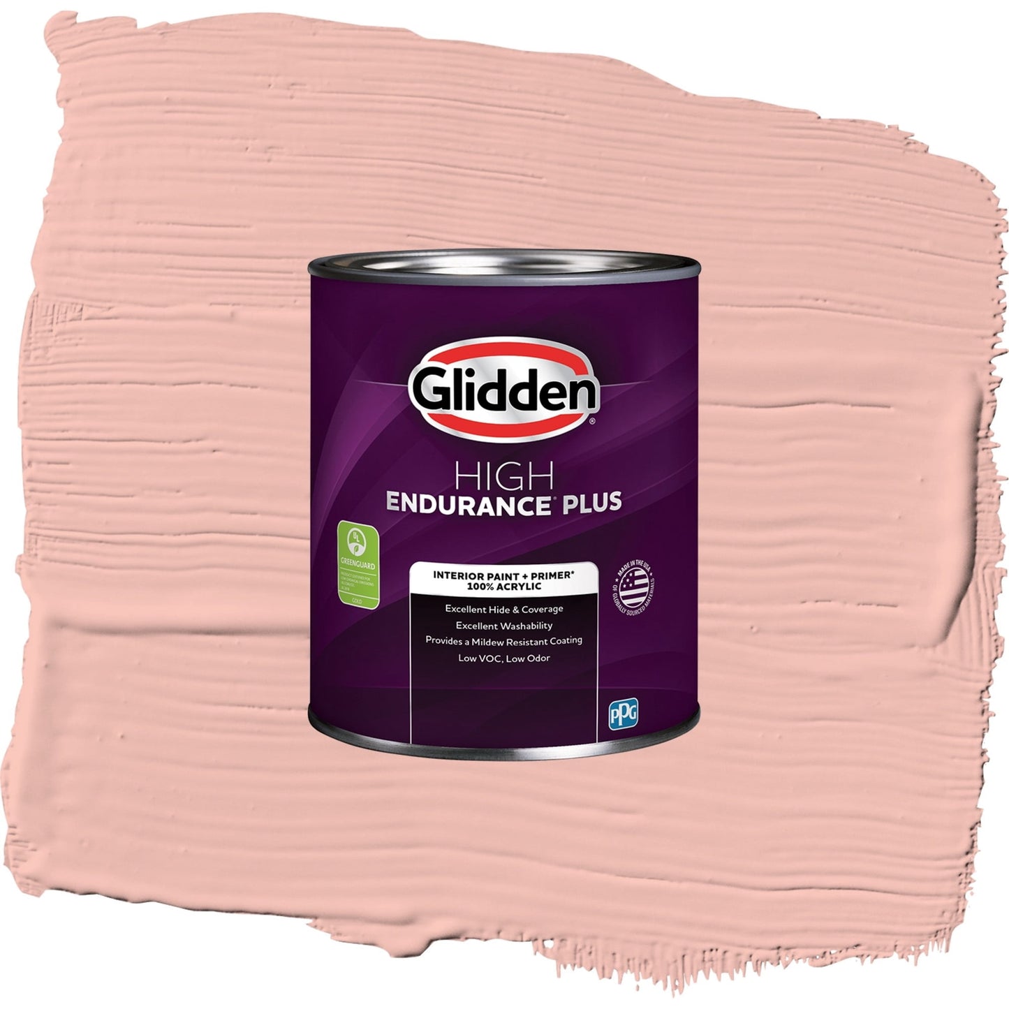 Glidden HEP Peach Beige / Red, Eggshell Interior Paint with Primer, 1 Quart