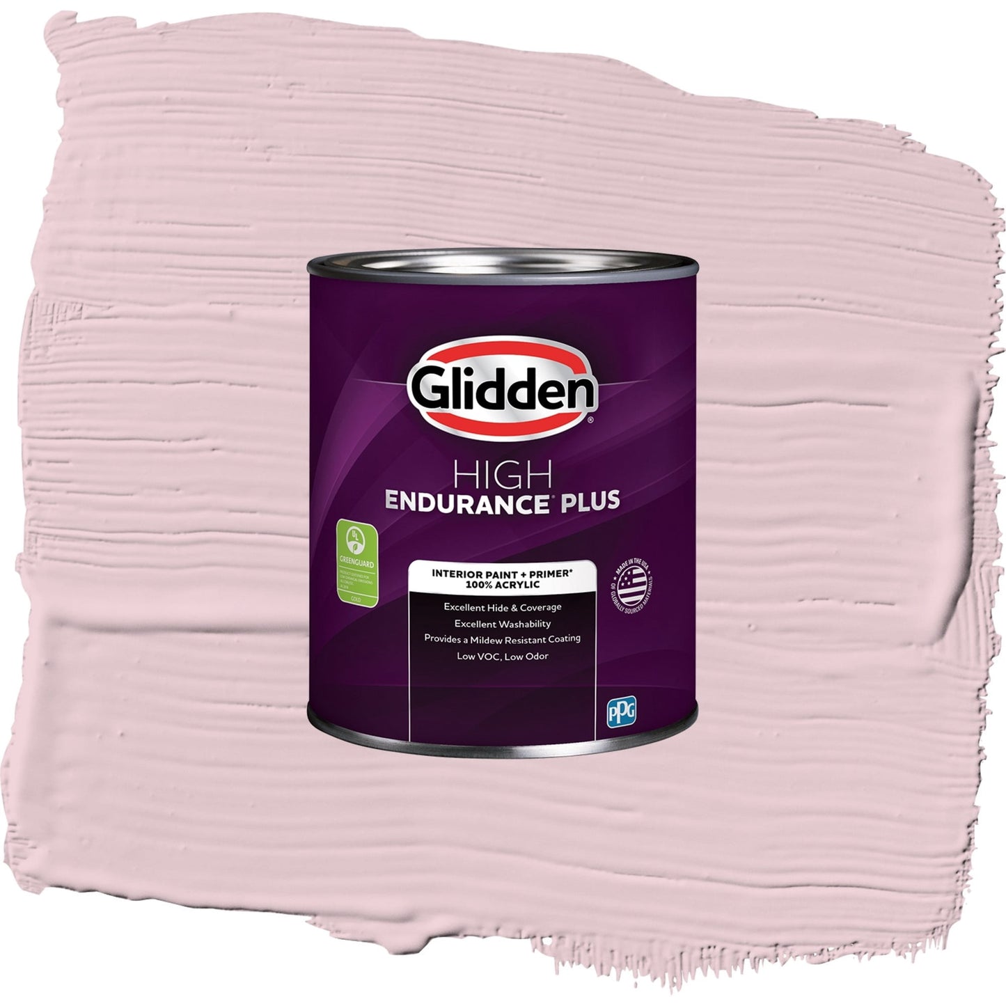 Glidden HEP Rose Cloud / Pink, Semi-Gloss Interior Paint with Primer, 1 Quart