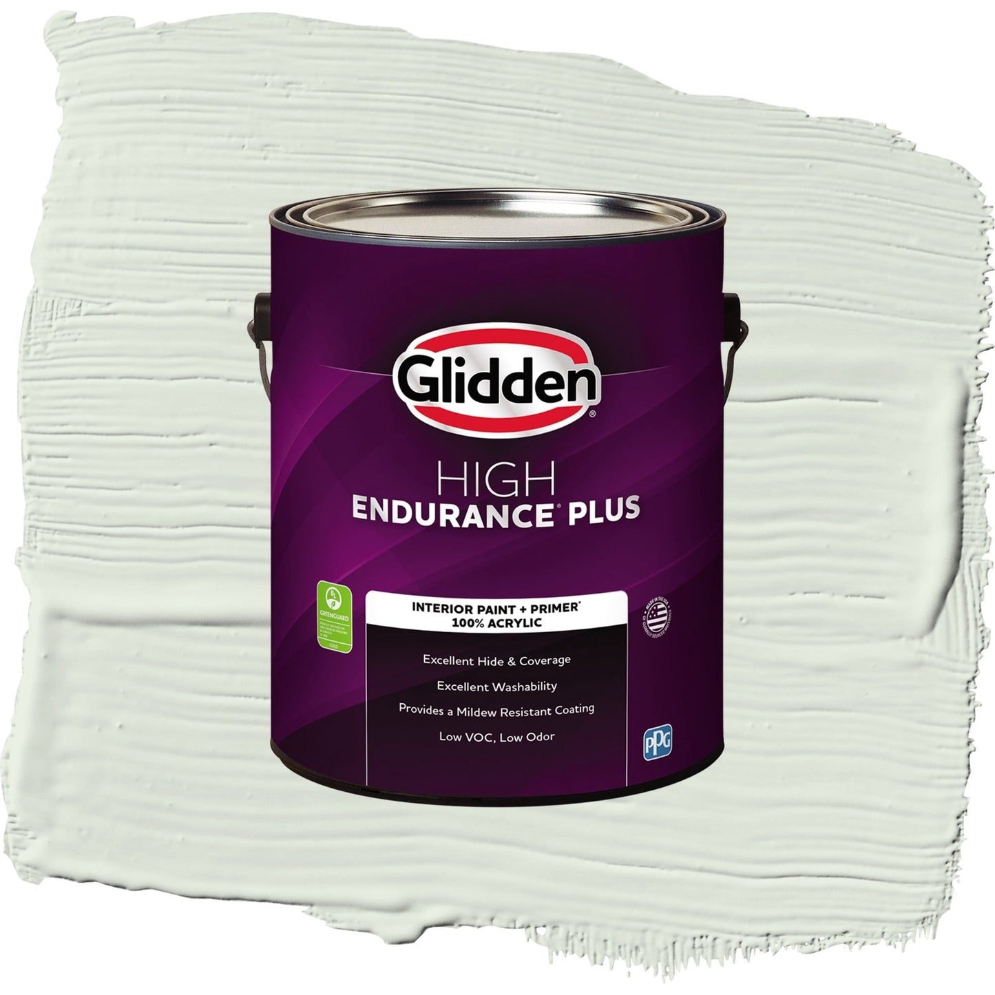 Glidden HEP Salty Breeze / Green, Semi-Gloss Interior Paint with Primer, 1 Gallon