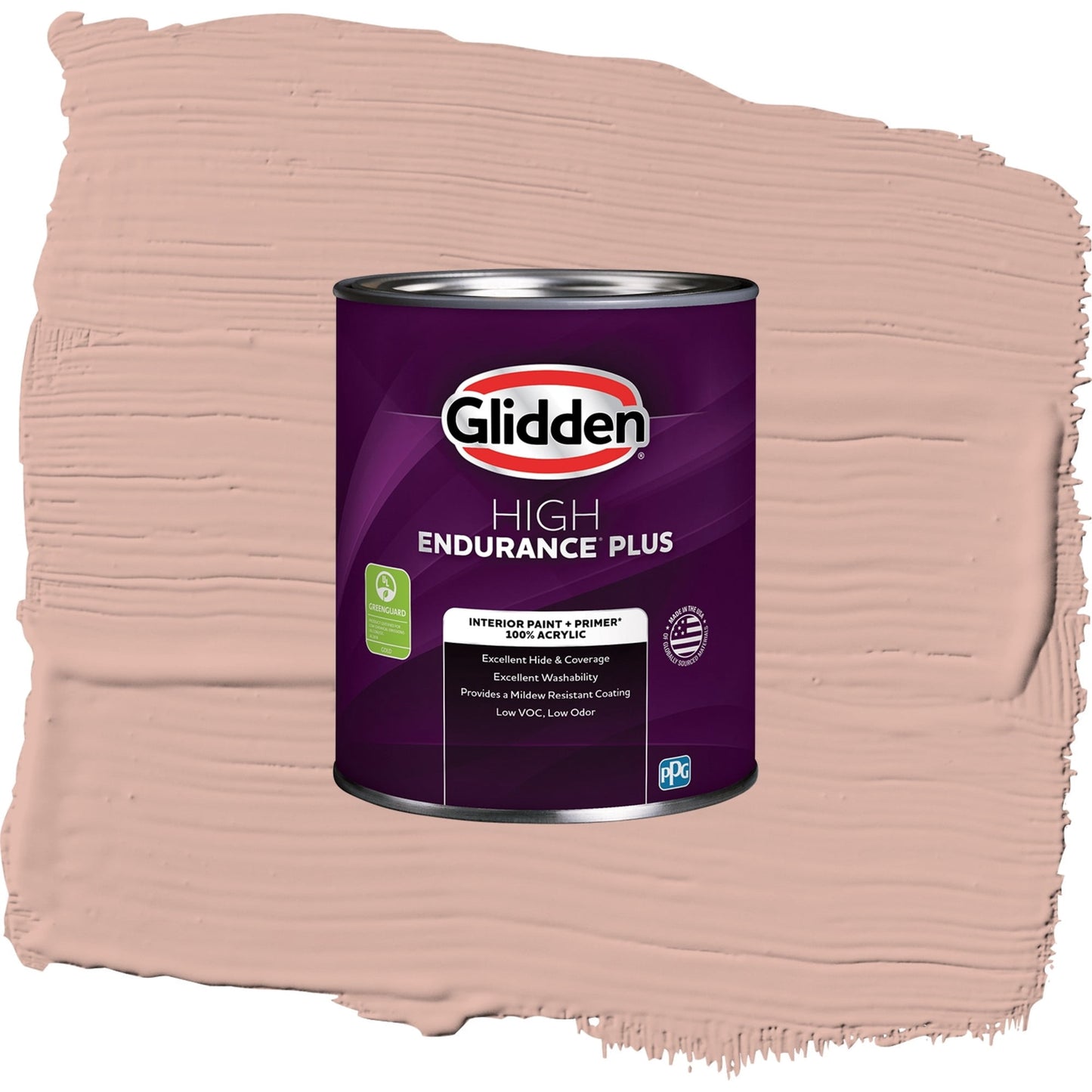 Glidden HEP Sandpaper / Orange, Eggshell Interior Paint with Primer, 1 Quart