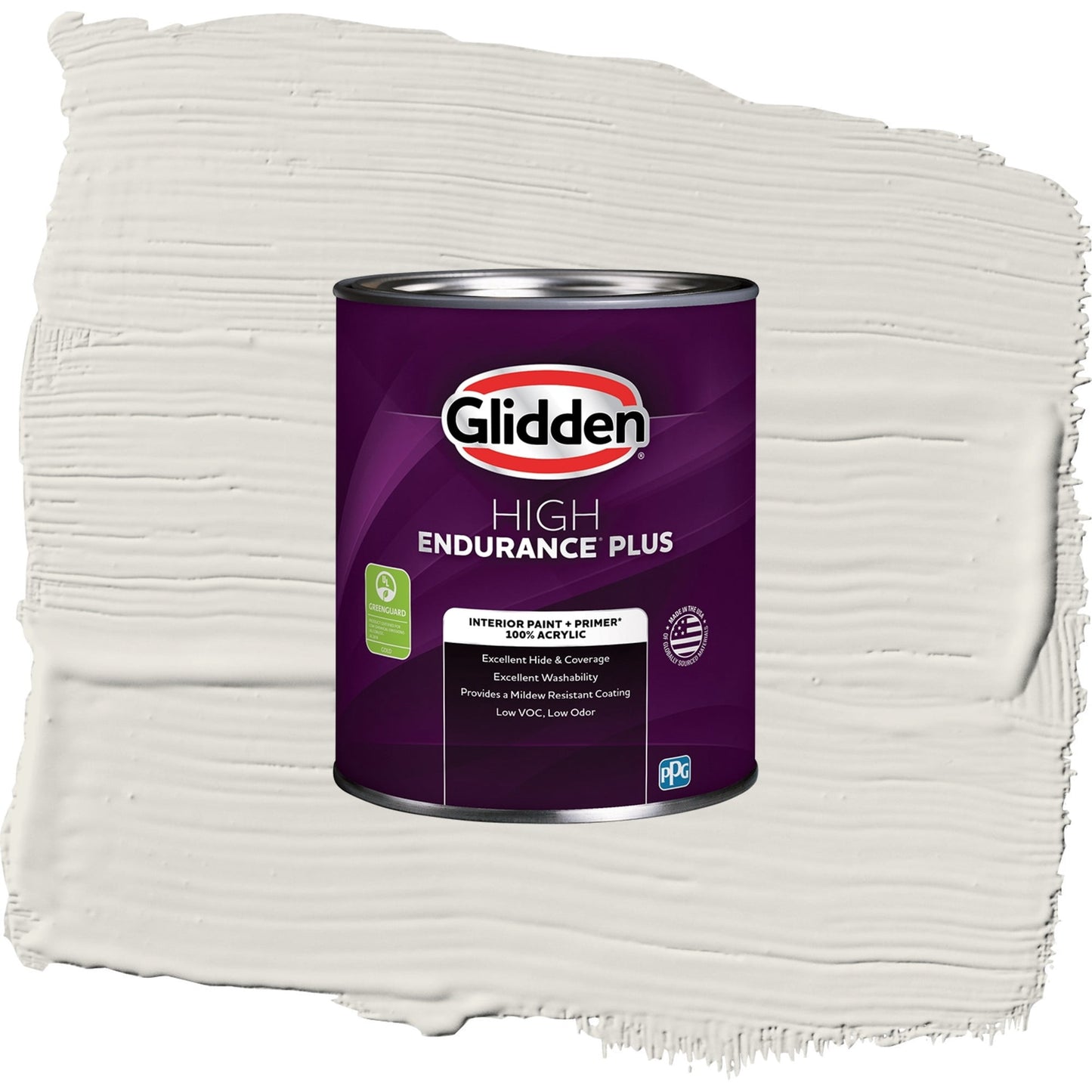 Glidden HEP Shark / Beige, Semi-Gloss Interior Paint with Primer, 1 Quart