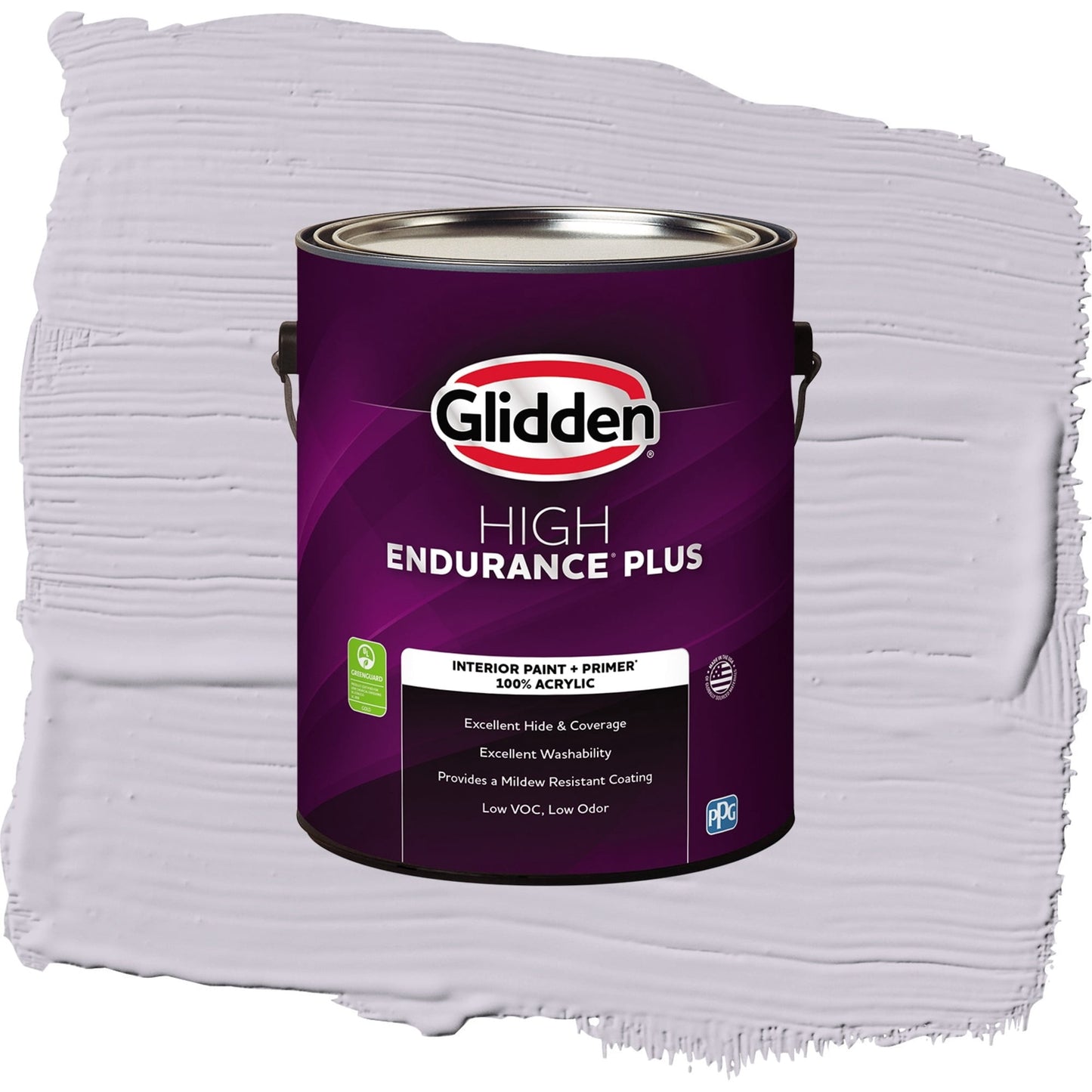 Glidden HEP Silver Chalice / Purple, Eggshell Interior Paint with Primer, 1 Gallon