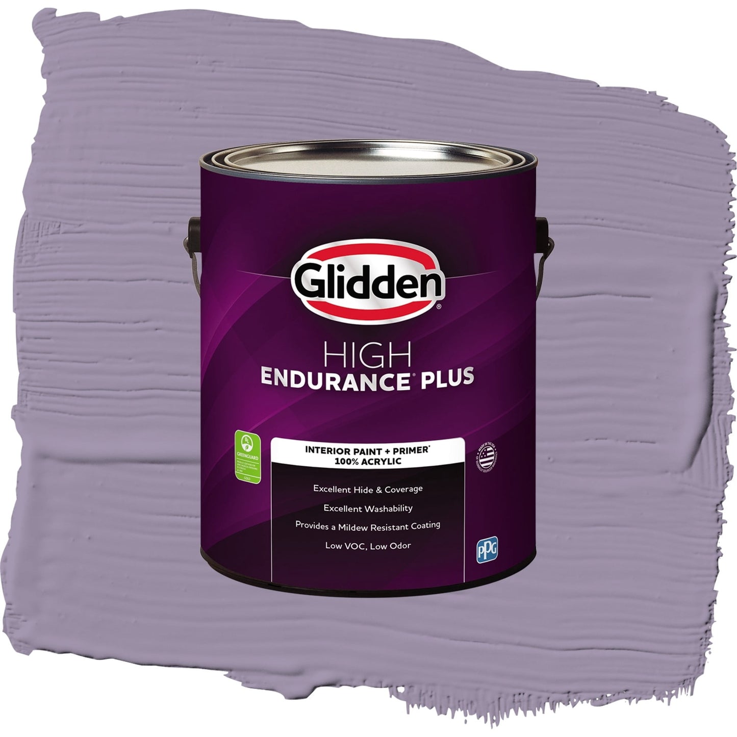 Glidden HEP Smoky Grape / Purple, Eggshell Interior Paint with Primer, 1 Gallon