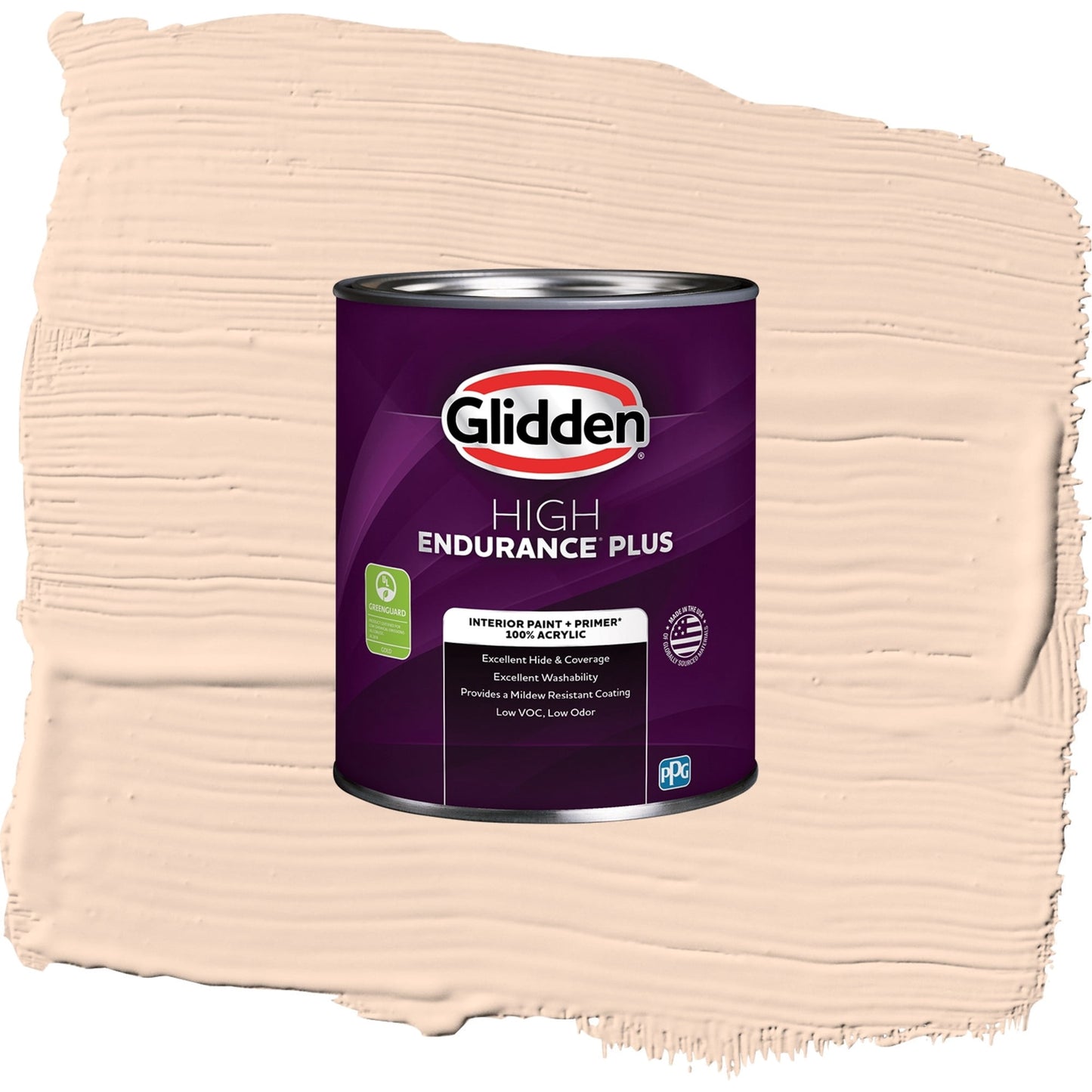 Glidden HEP Sourpatch Peach / Orange, Eggshell Interior Paint with Primer, 1 Quart