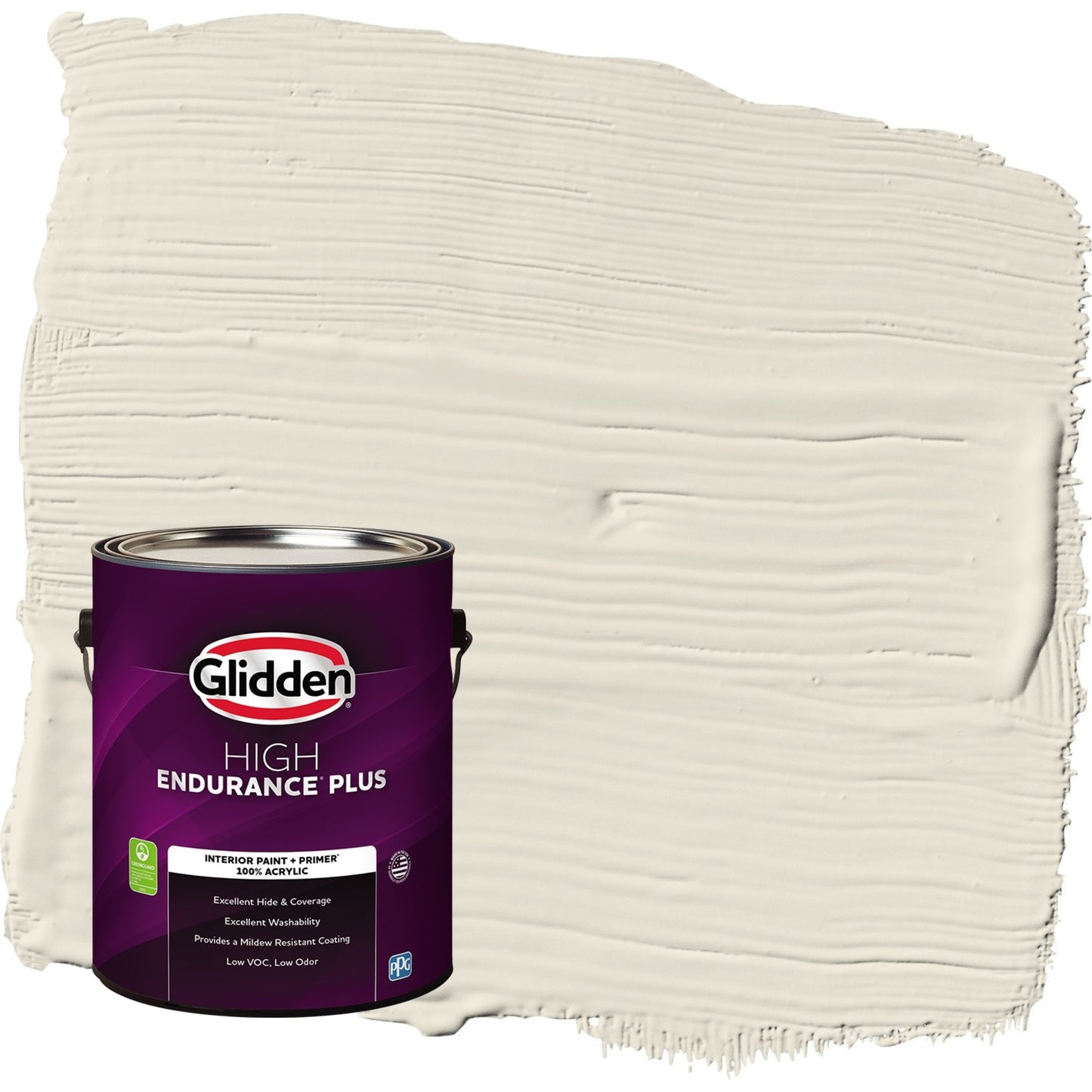 Glidden HEP Southern Breeze / Beige Semi-Gloss Interior Paint with Primer, 1 Gallon