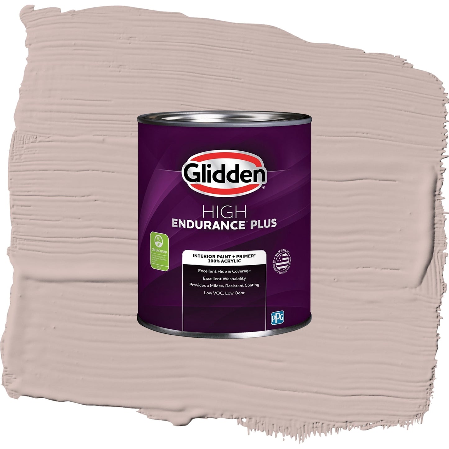 Glidden HEP Subdued / Beige, Eggshell Interior Paint with Primer, 1 Quart